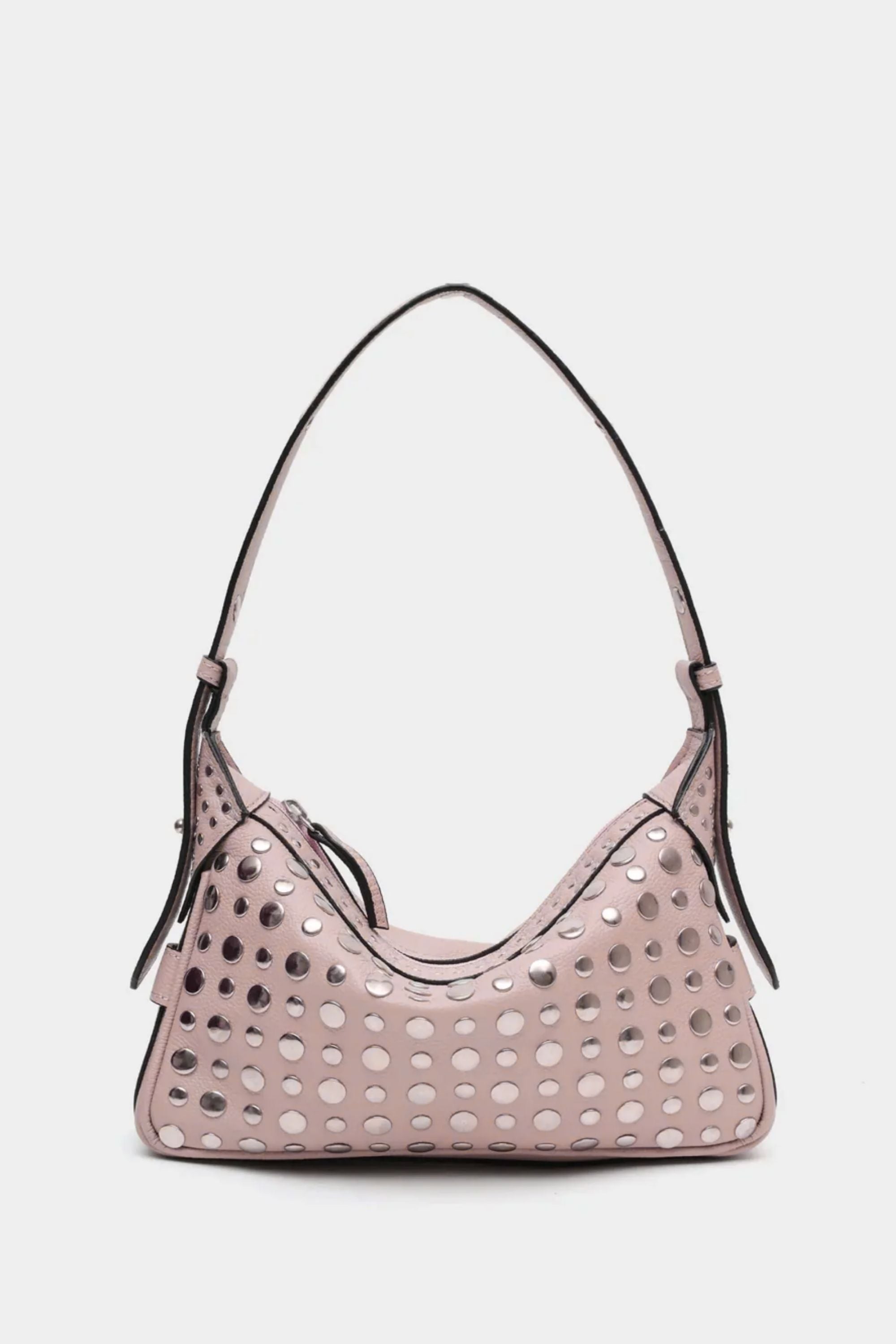 Icon Studded Baguette in Mauve
