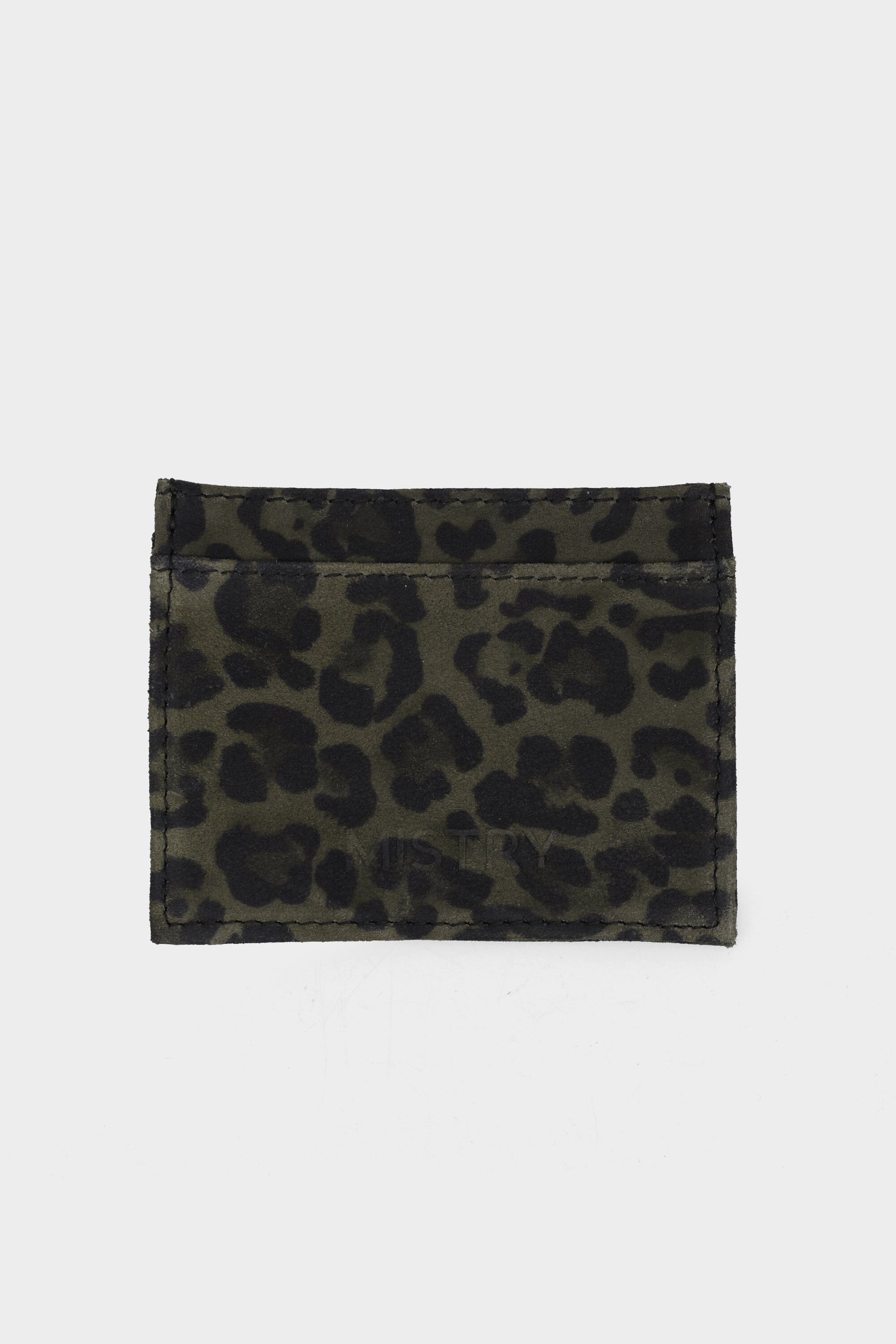 Everyday Cardholder in Sage Green Leopard