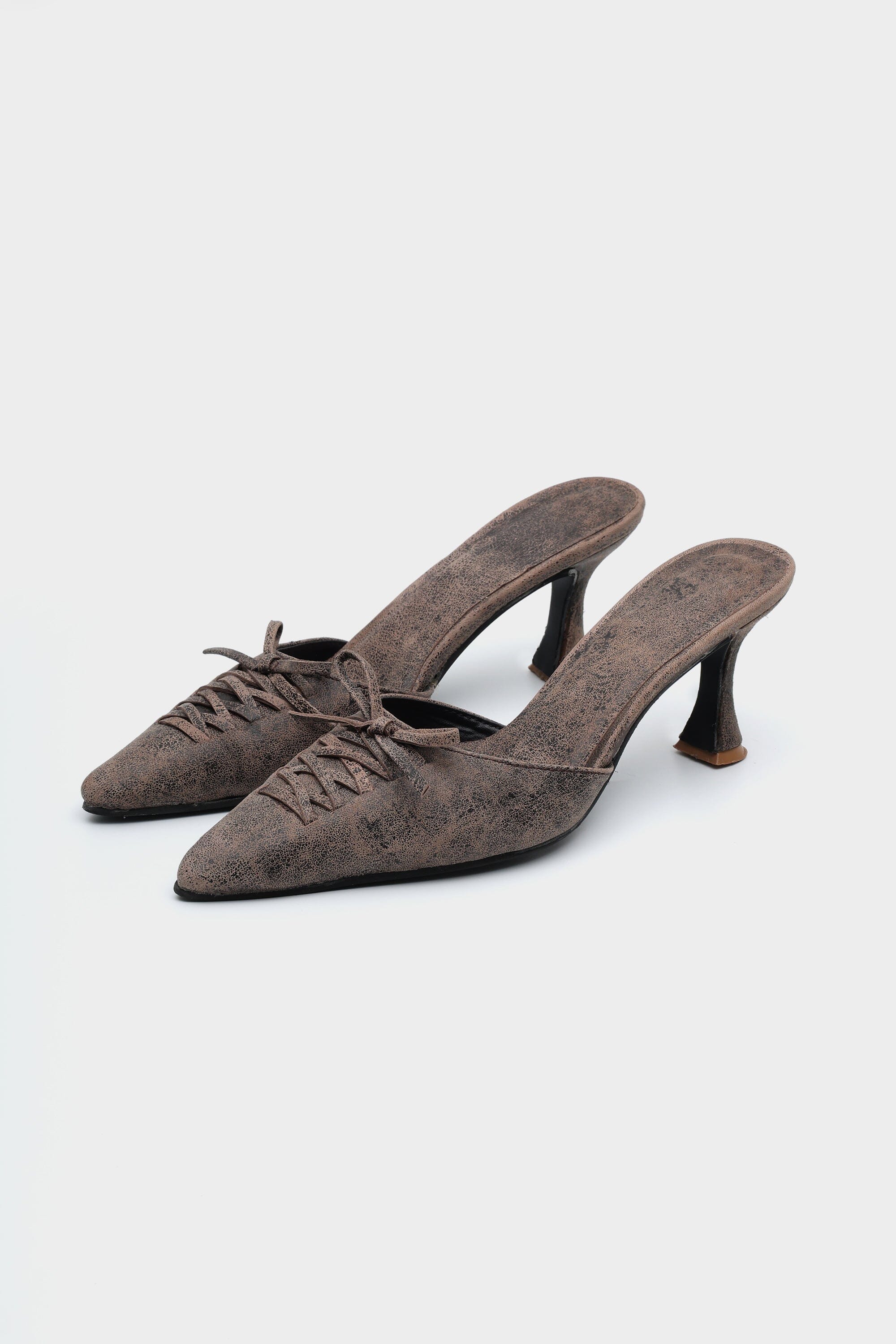 Tapered Heels In StoneWash