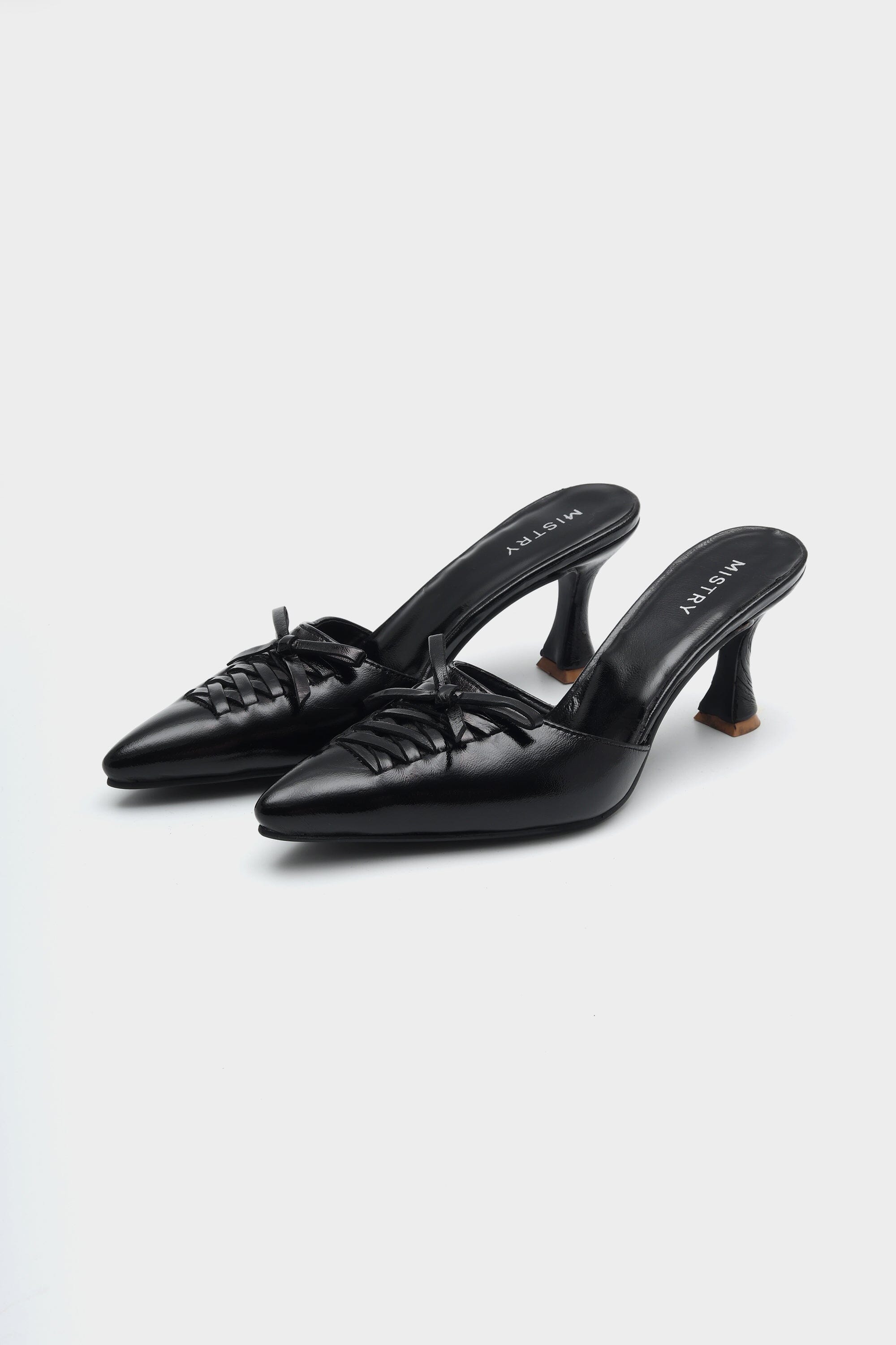 Tapered Heels In Onyx