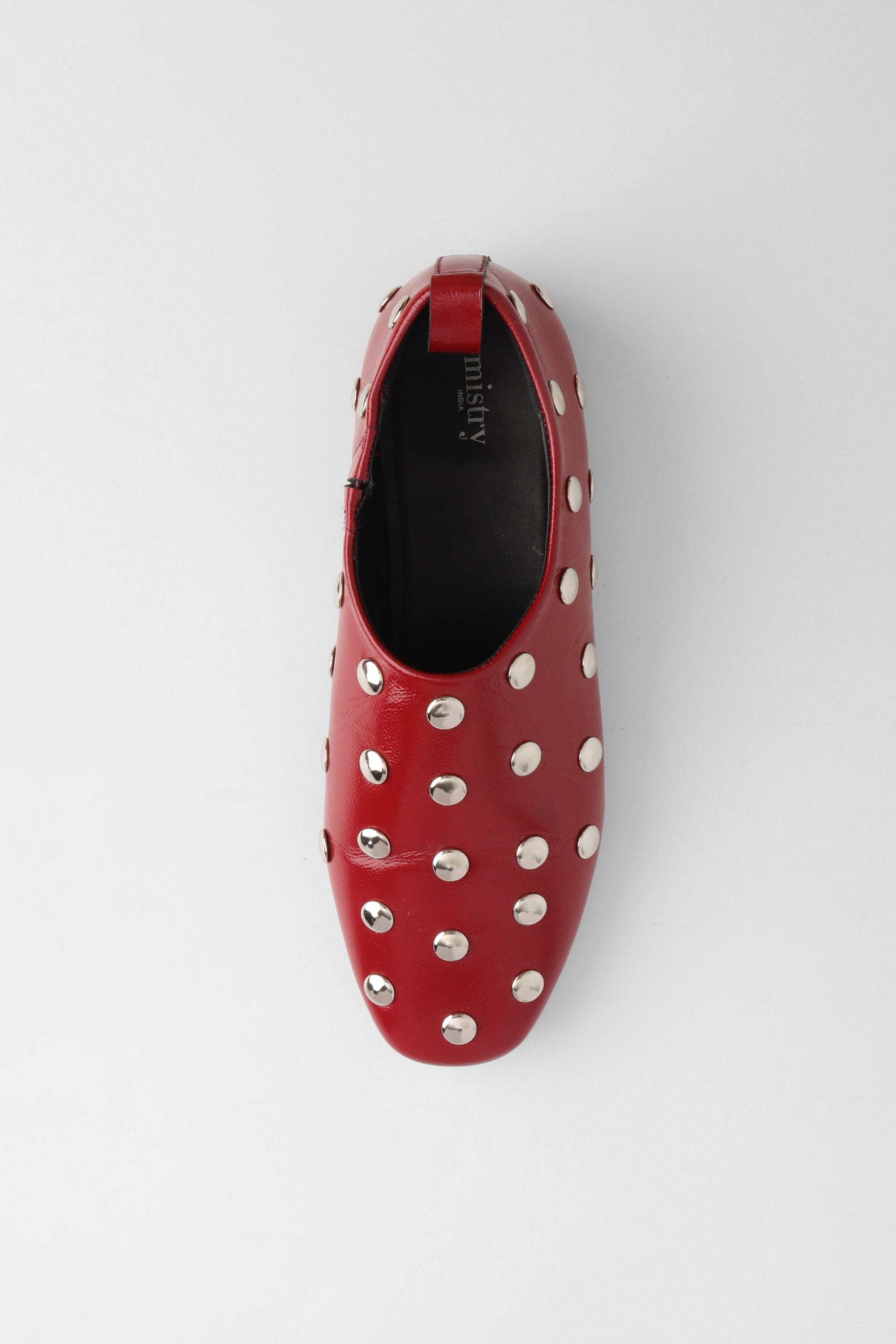 Icon Studded City Loafer in Red