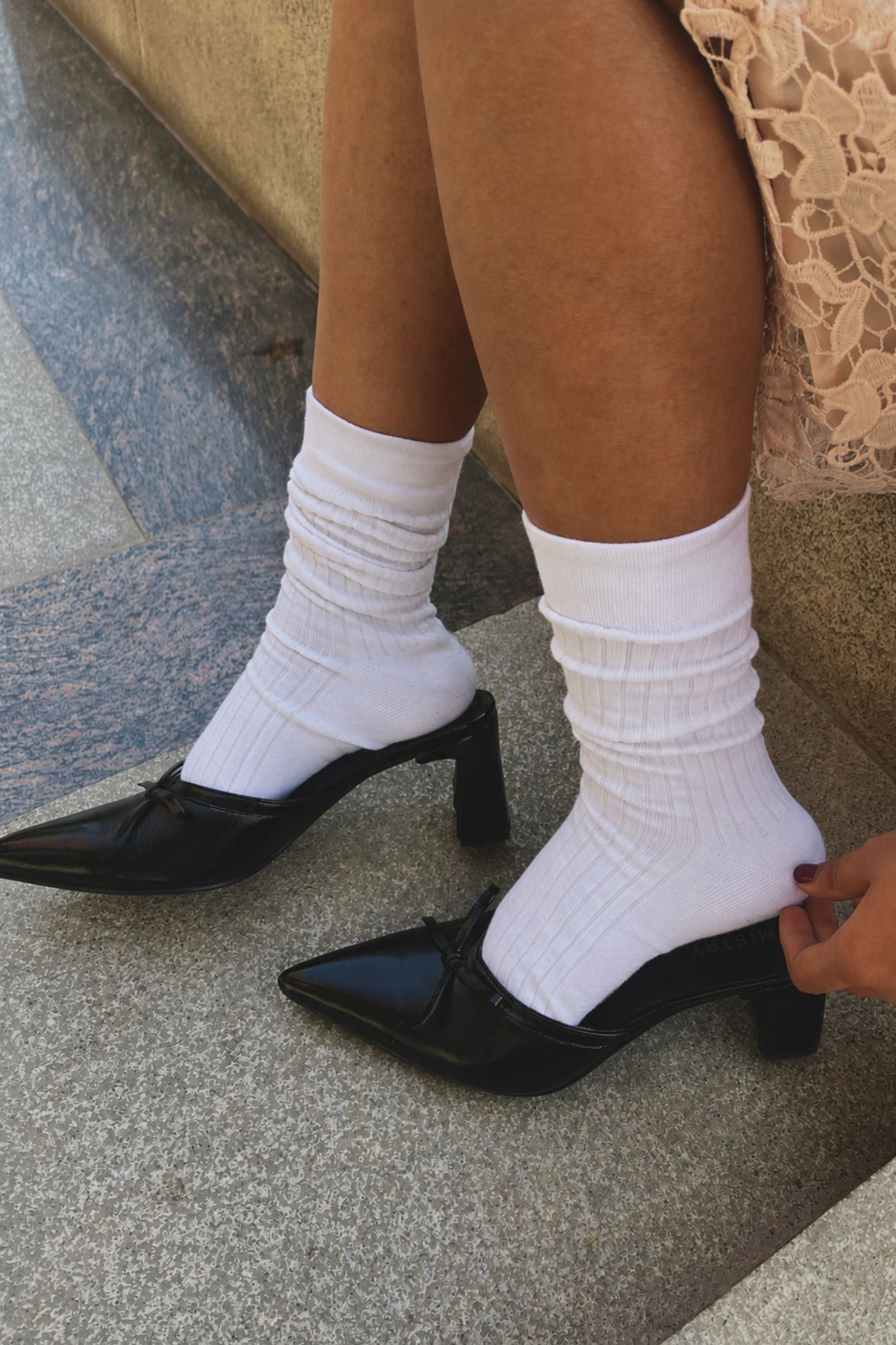 Rogue Sculpted Heels In Onyx