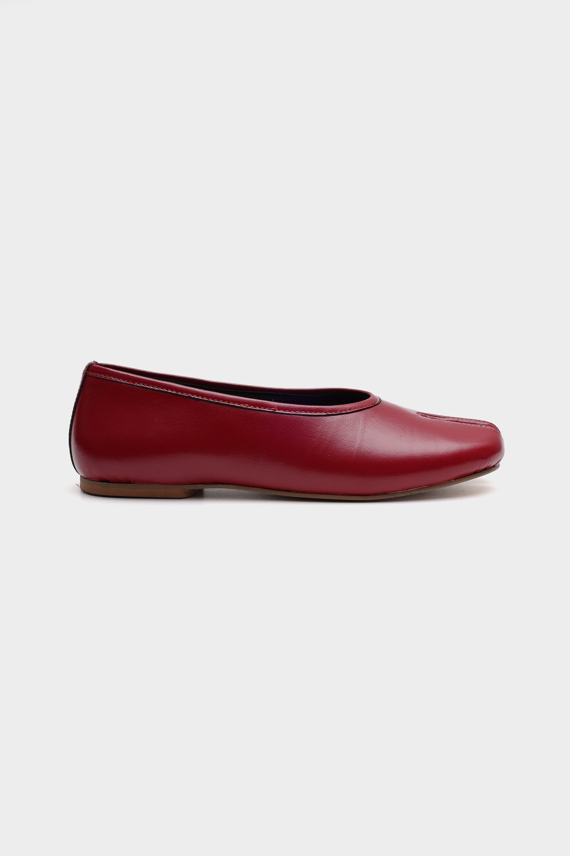 The DUPE in Red Crushed Patent Leather