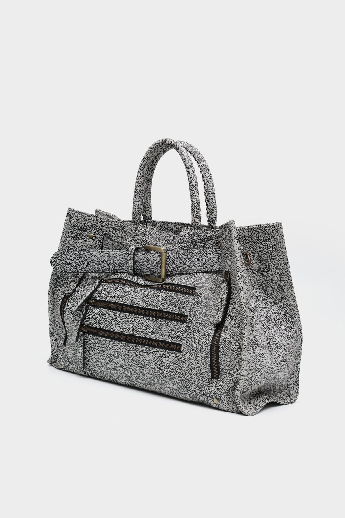 Cargo Tote in Pebbled Stonewash