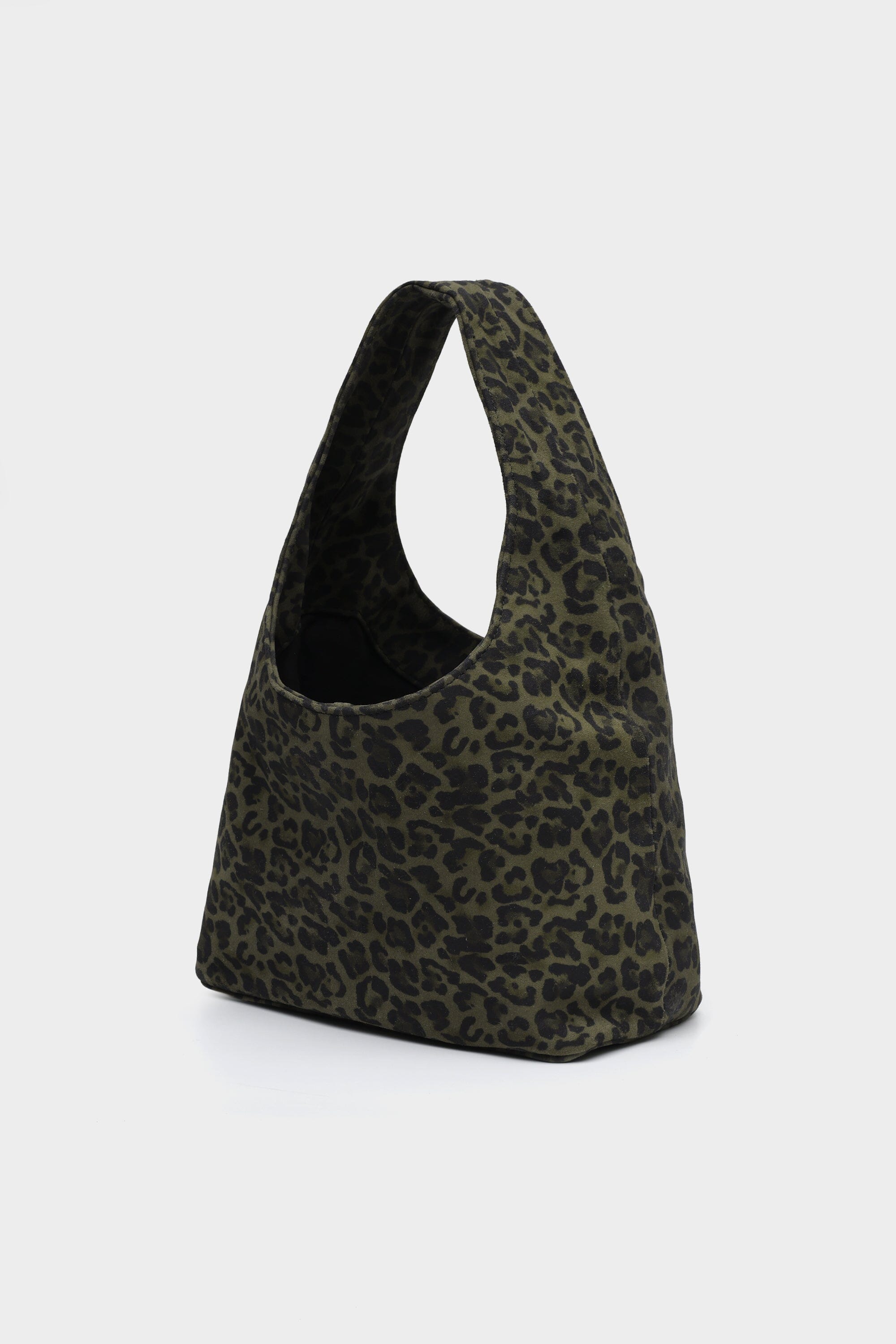 Classic Hobo Bag in Sage Leopard