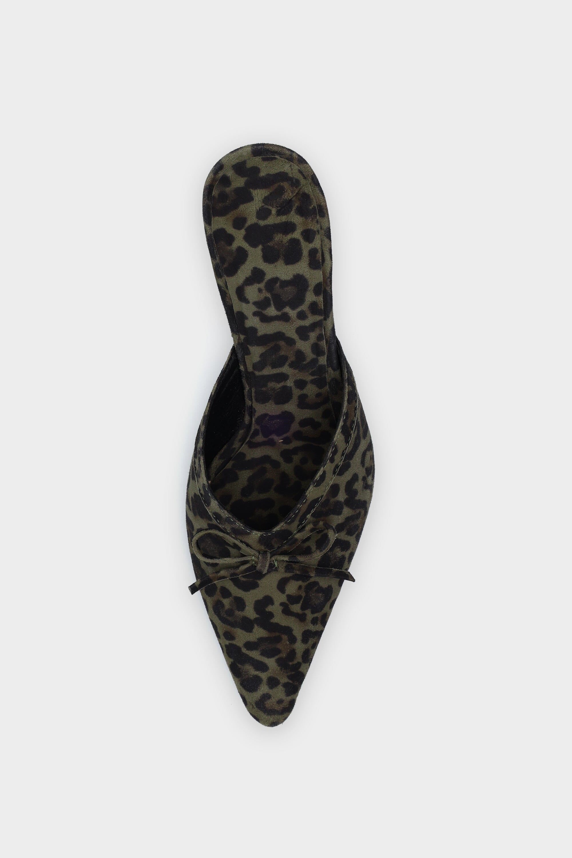 Rogue Sculpted Heels in Sage Leopard