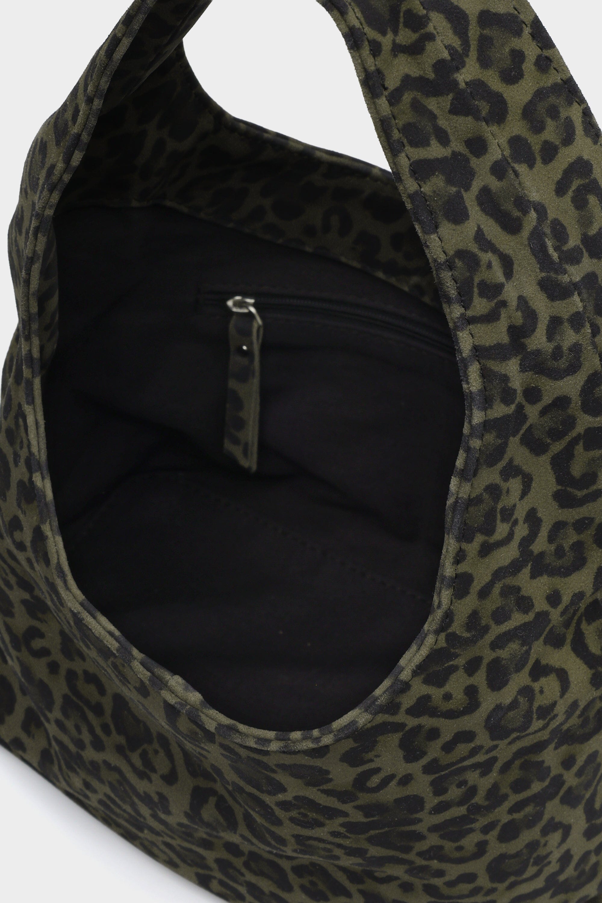 Classic Hobo Bag in Sage Leopard