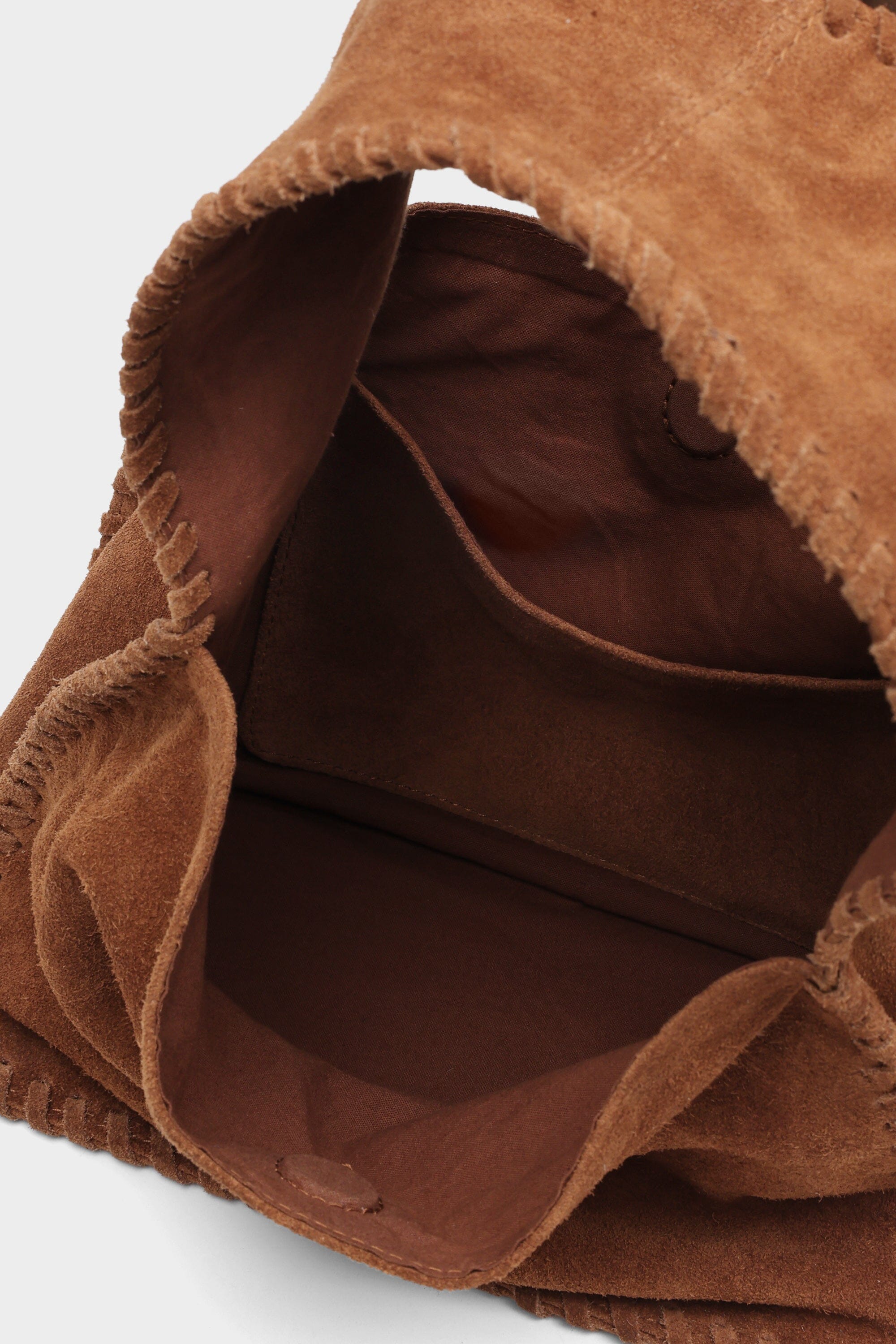 Bento Large in Terra Suede Whipstitch