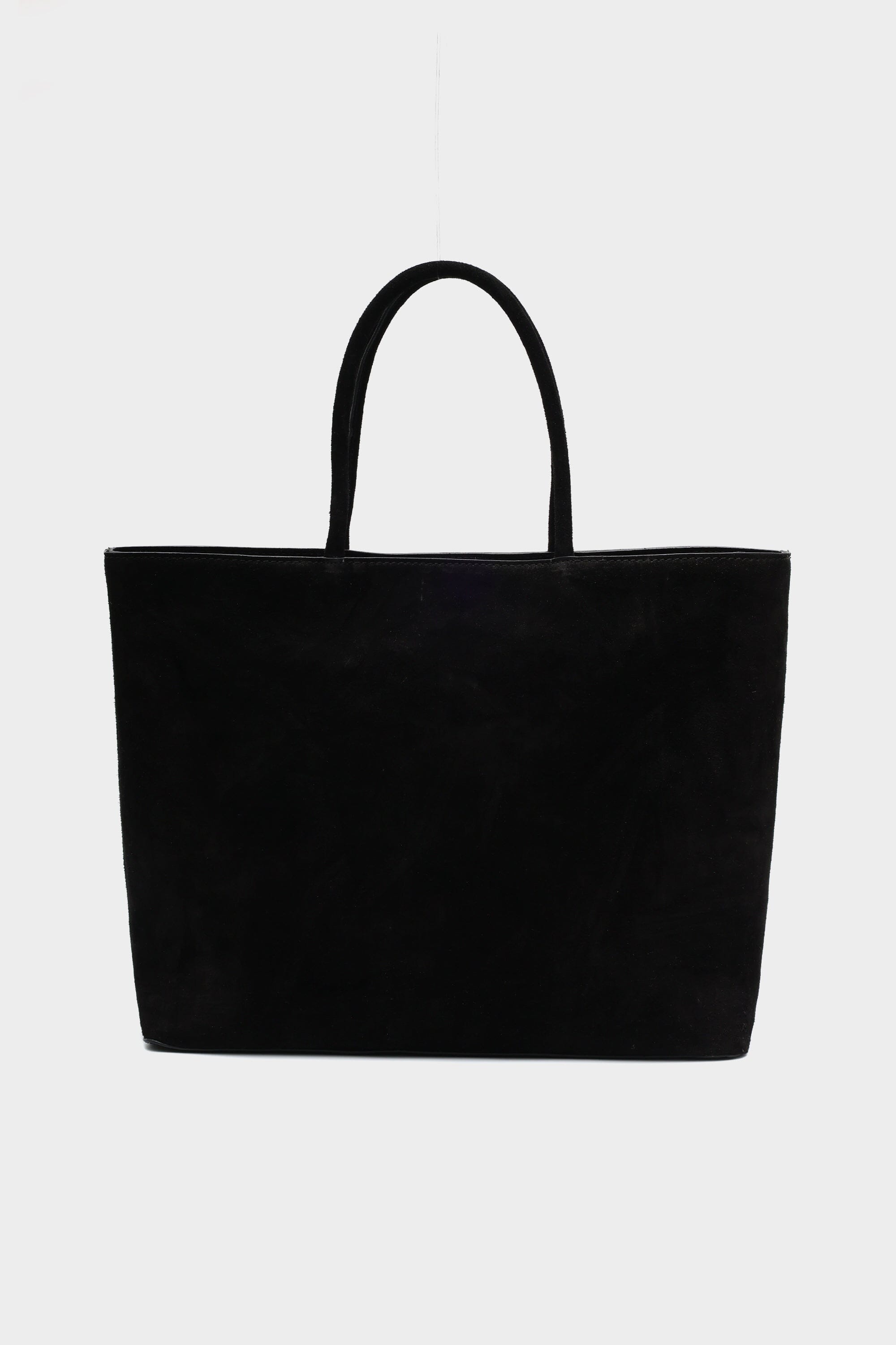 Icon Basic Tote in Black Suede