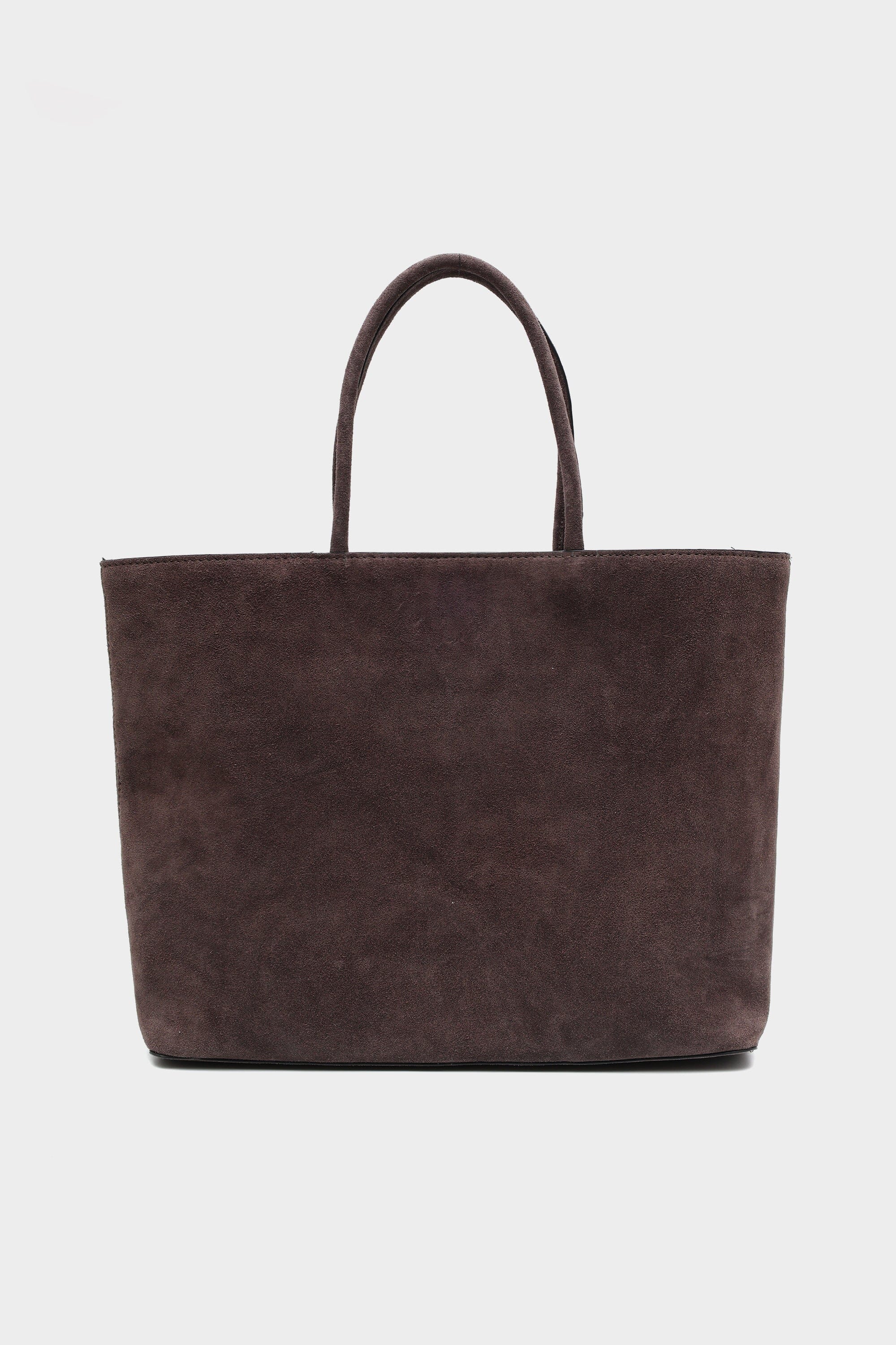 Icon Basic Tote in Brown Suede