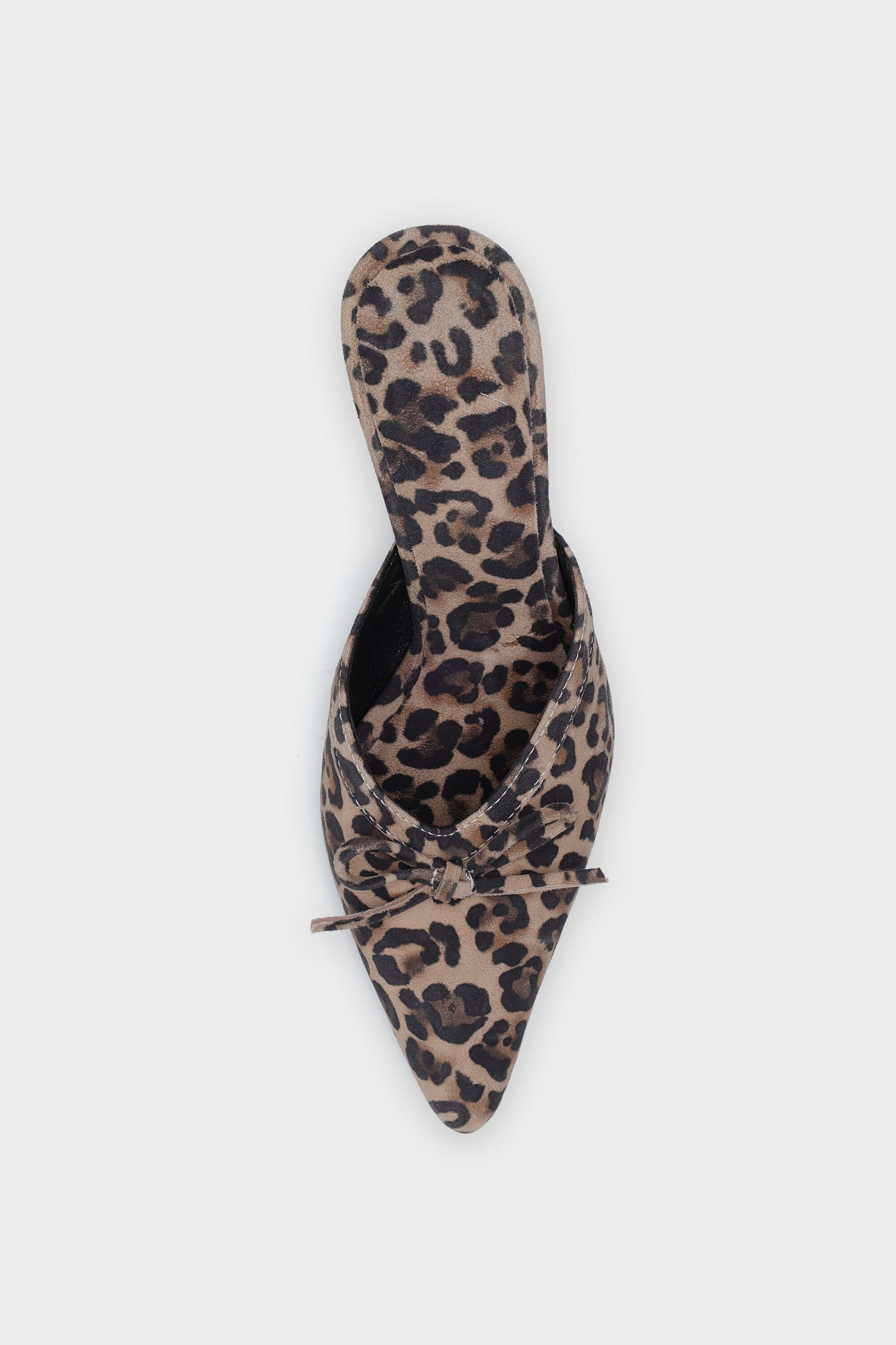 Rogue Sculpted Heels in Beige Leopard