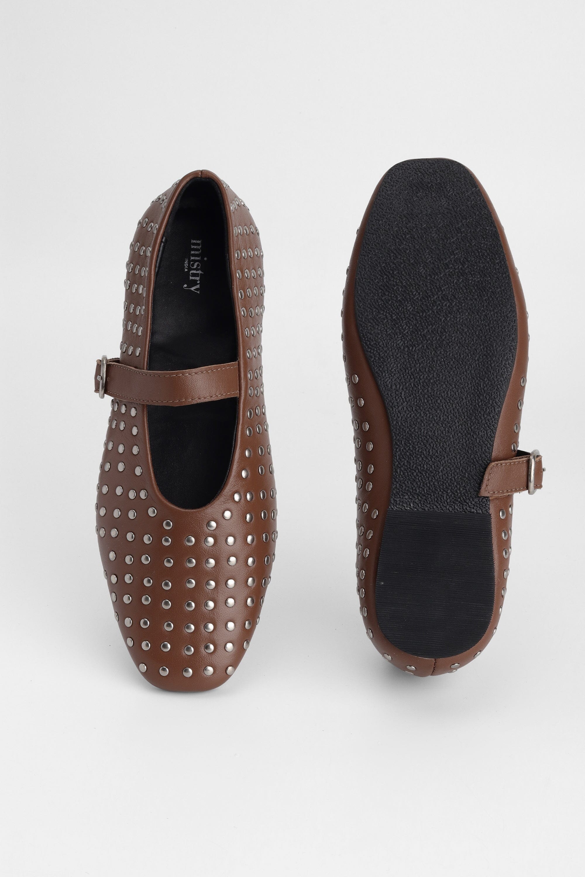 Terra Ballet Flats with Rivets
