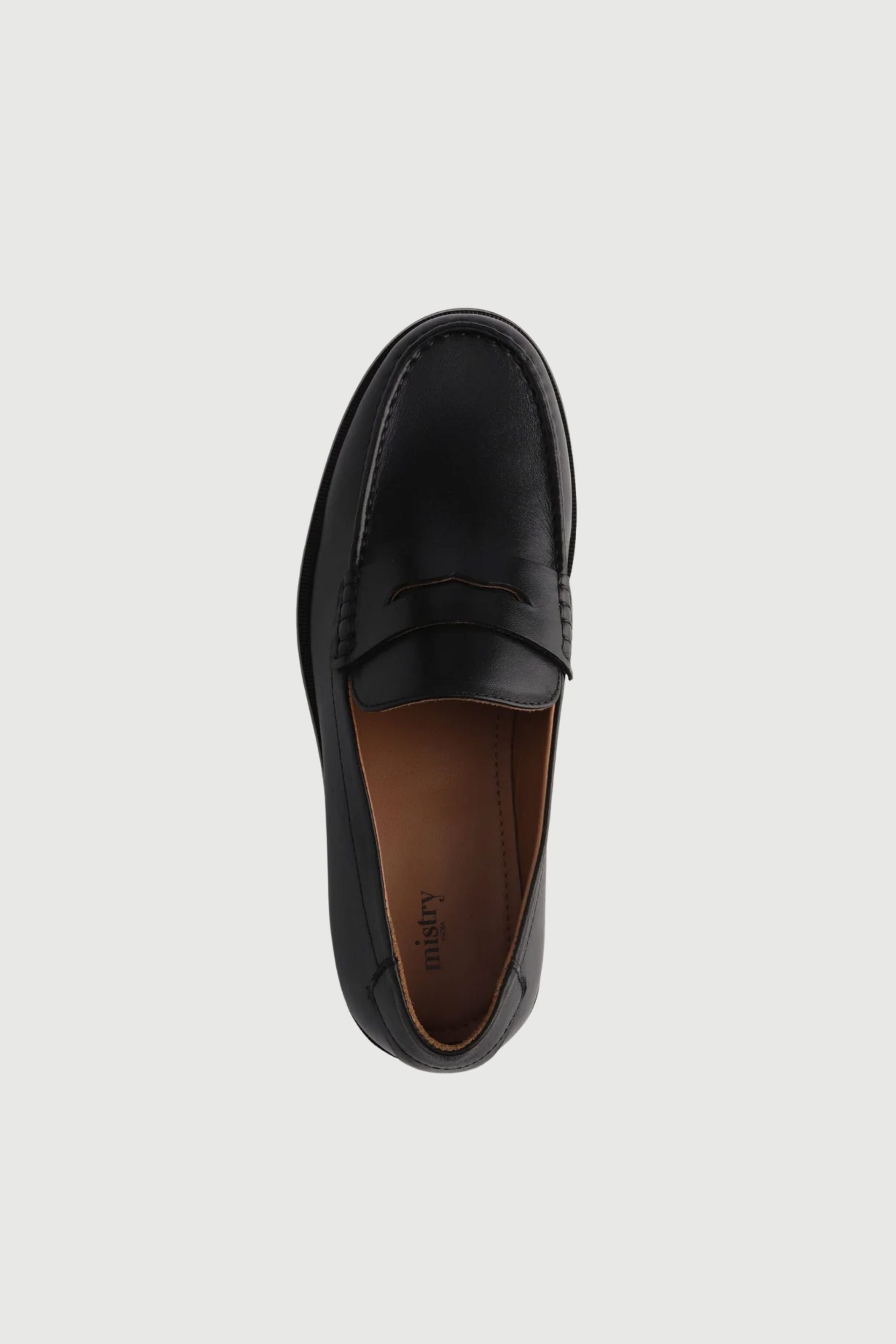 Classic Penny Cut Loafers in Black