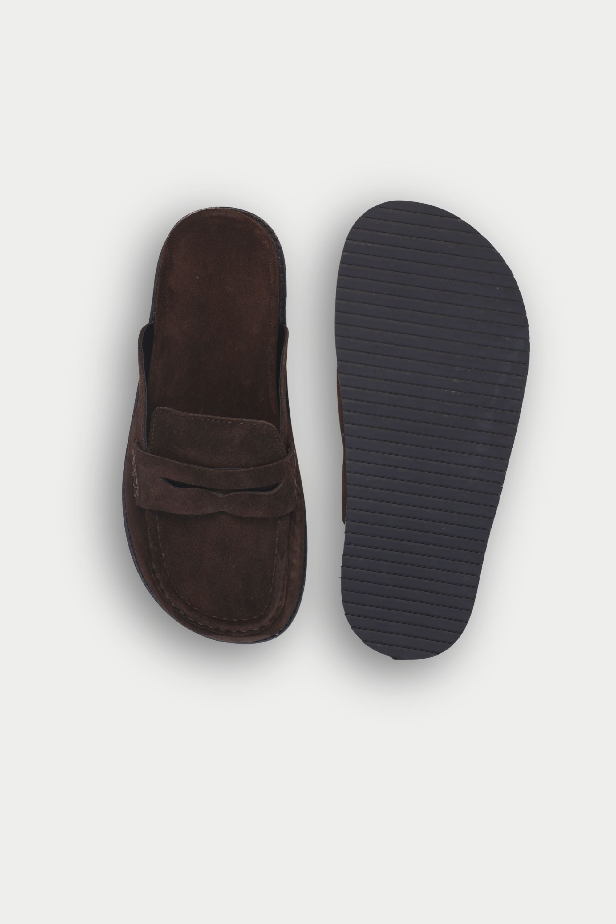 Suede Albas in Umber