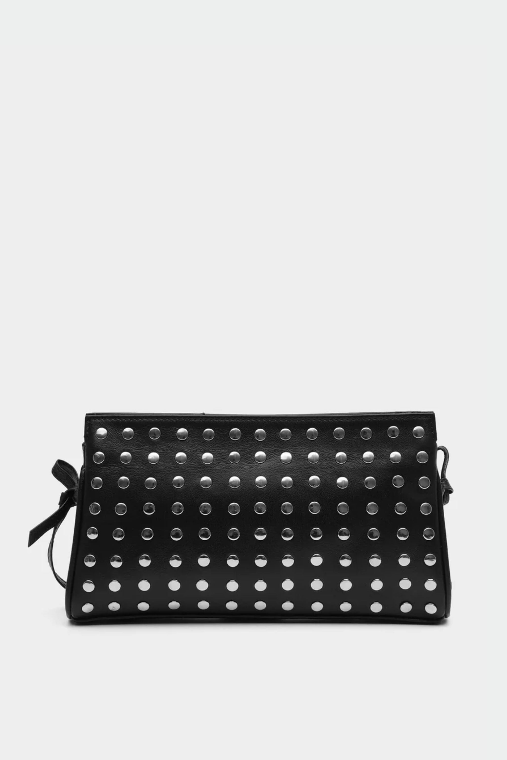 Icon Studded Clutch in Black