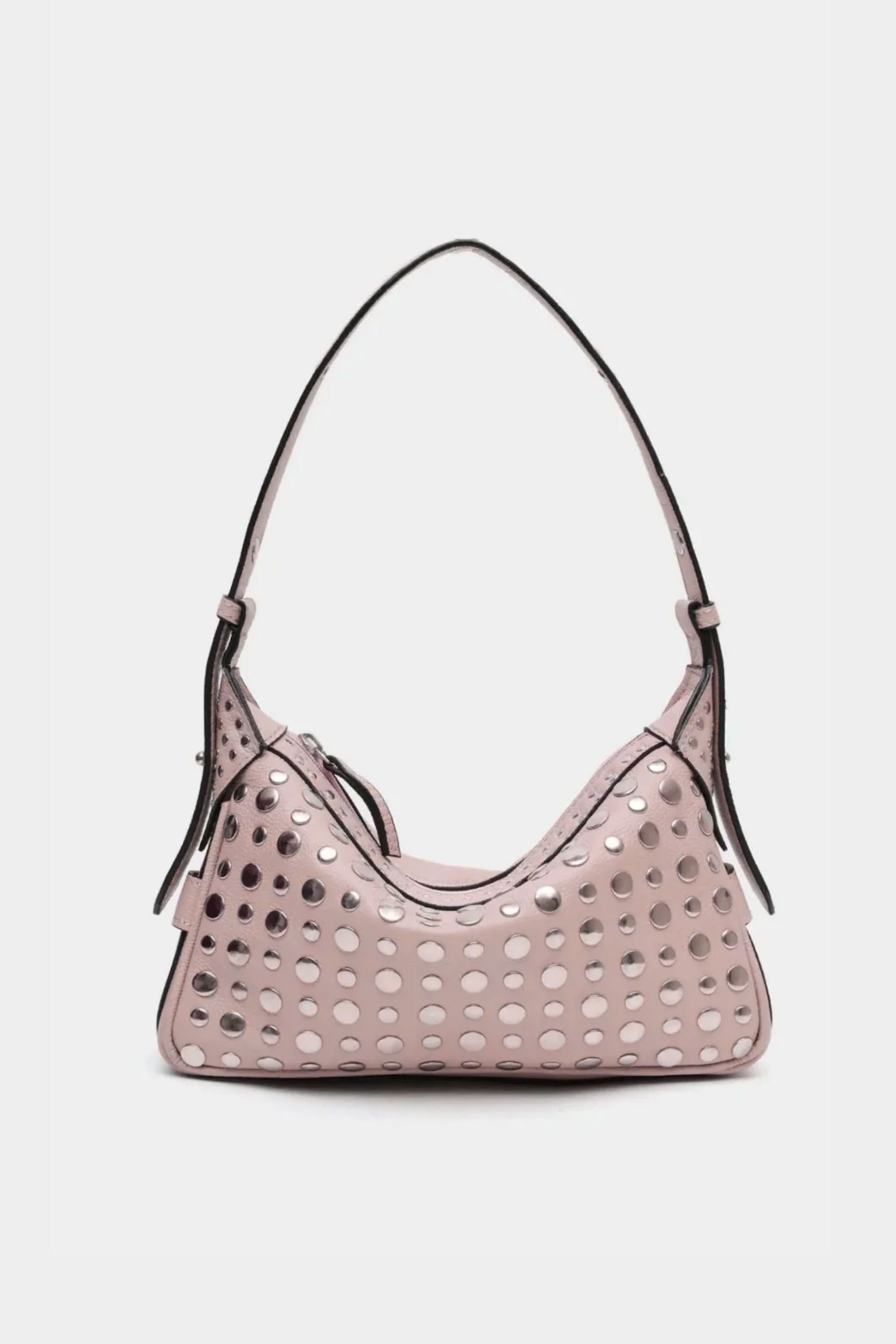 Icon Studded Baguette in Rosé