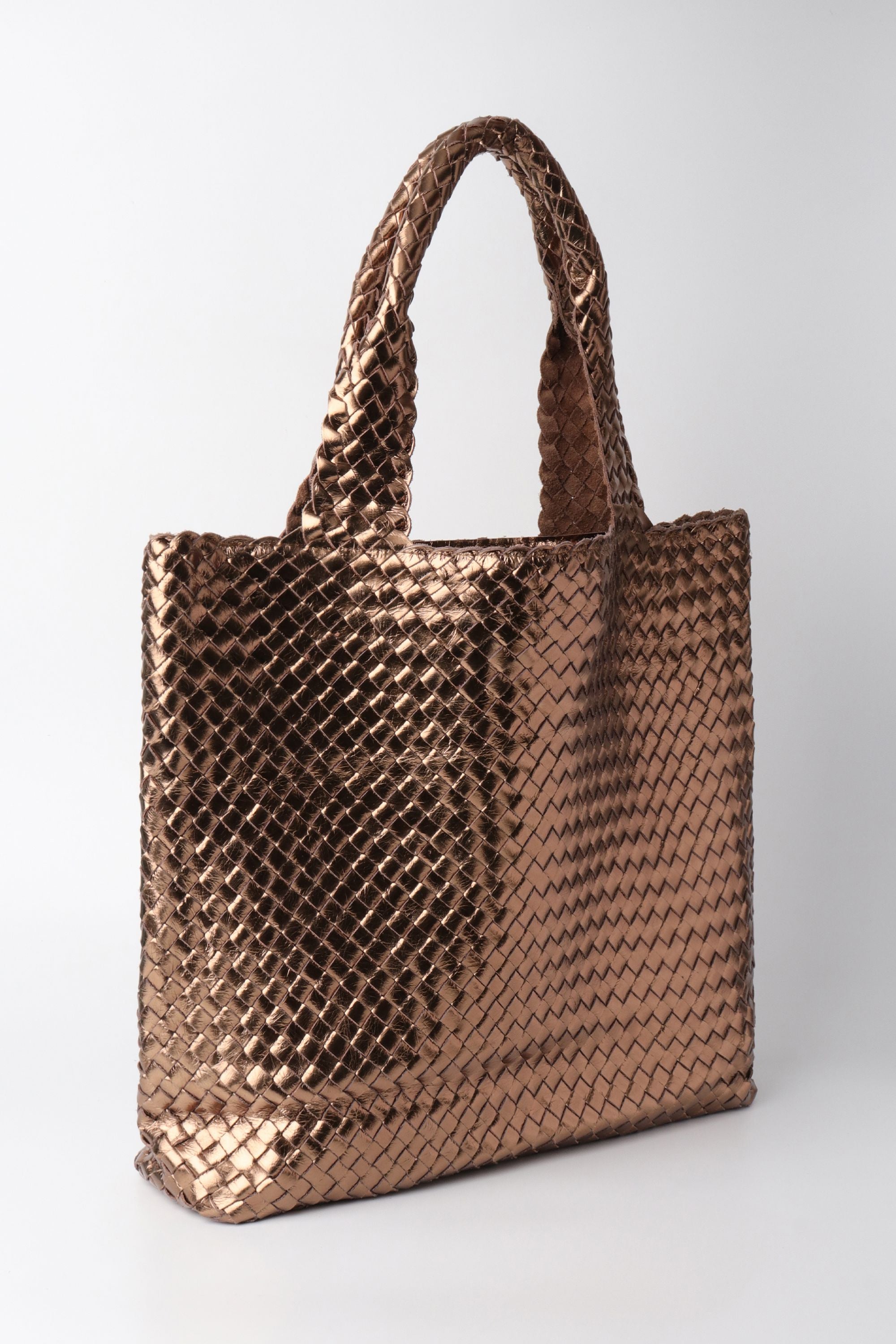Joie Tote in Metallic Bronze
