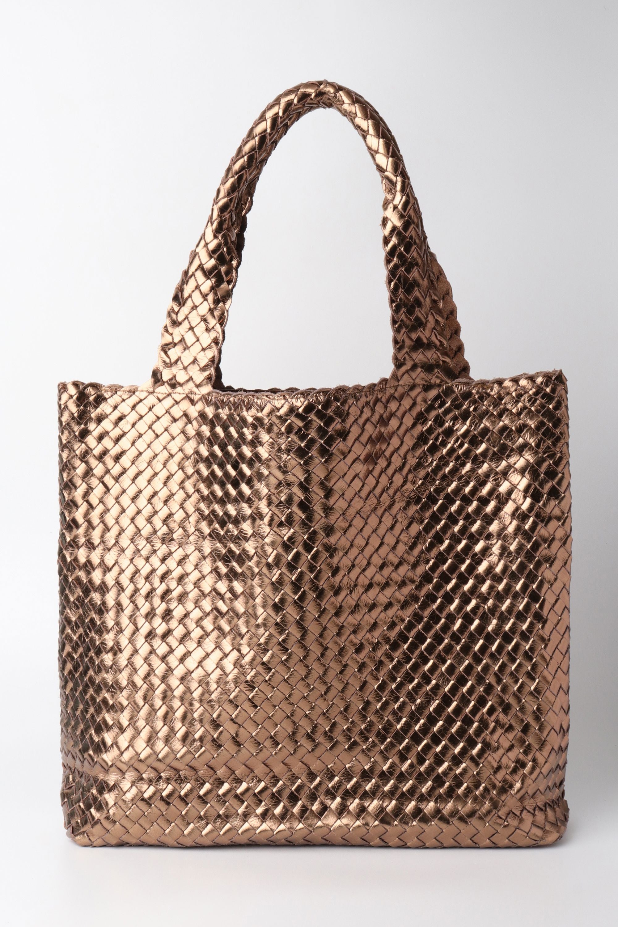 Joie Tote in Metallic Bronze
