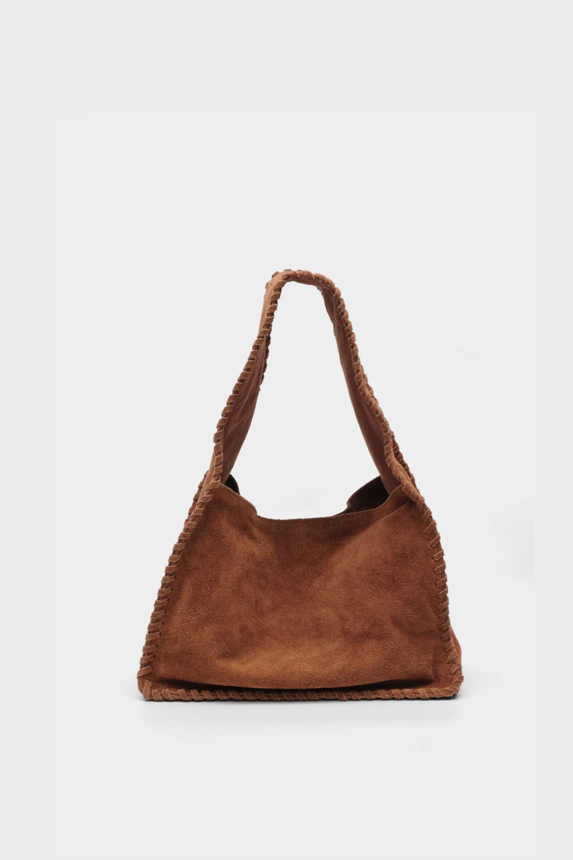 Bento Large in Terra Suede Whipstitch