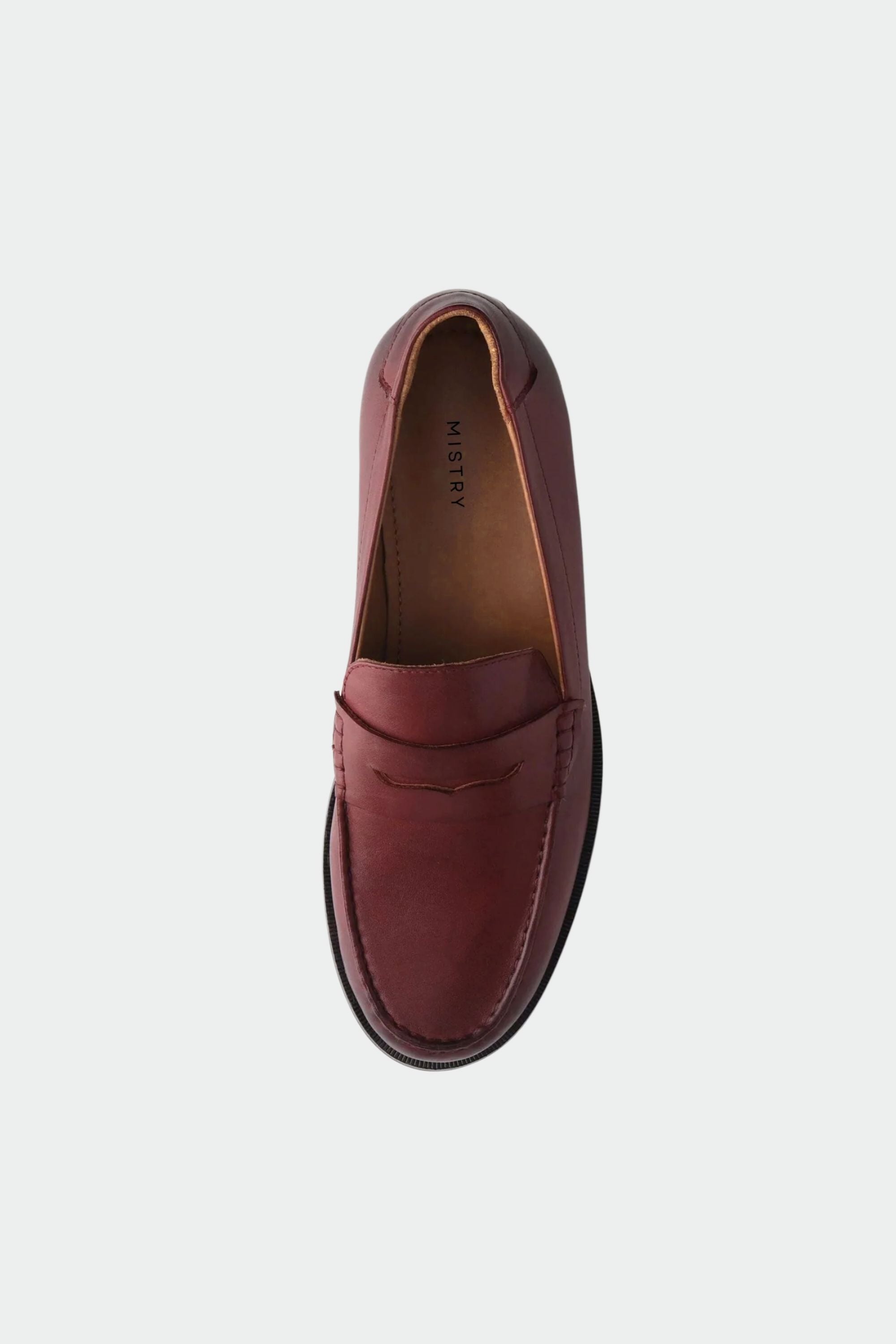 Classic Penny Cut Loafers in Bordeaux
