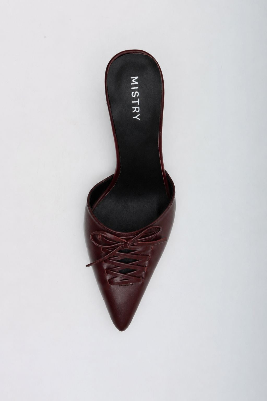 Tapered Heels in Mahogany