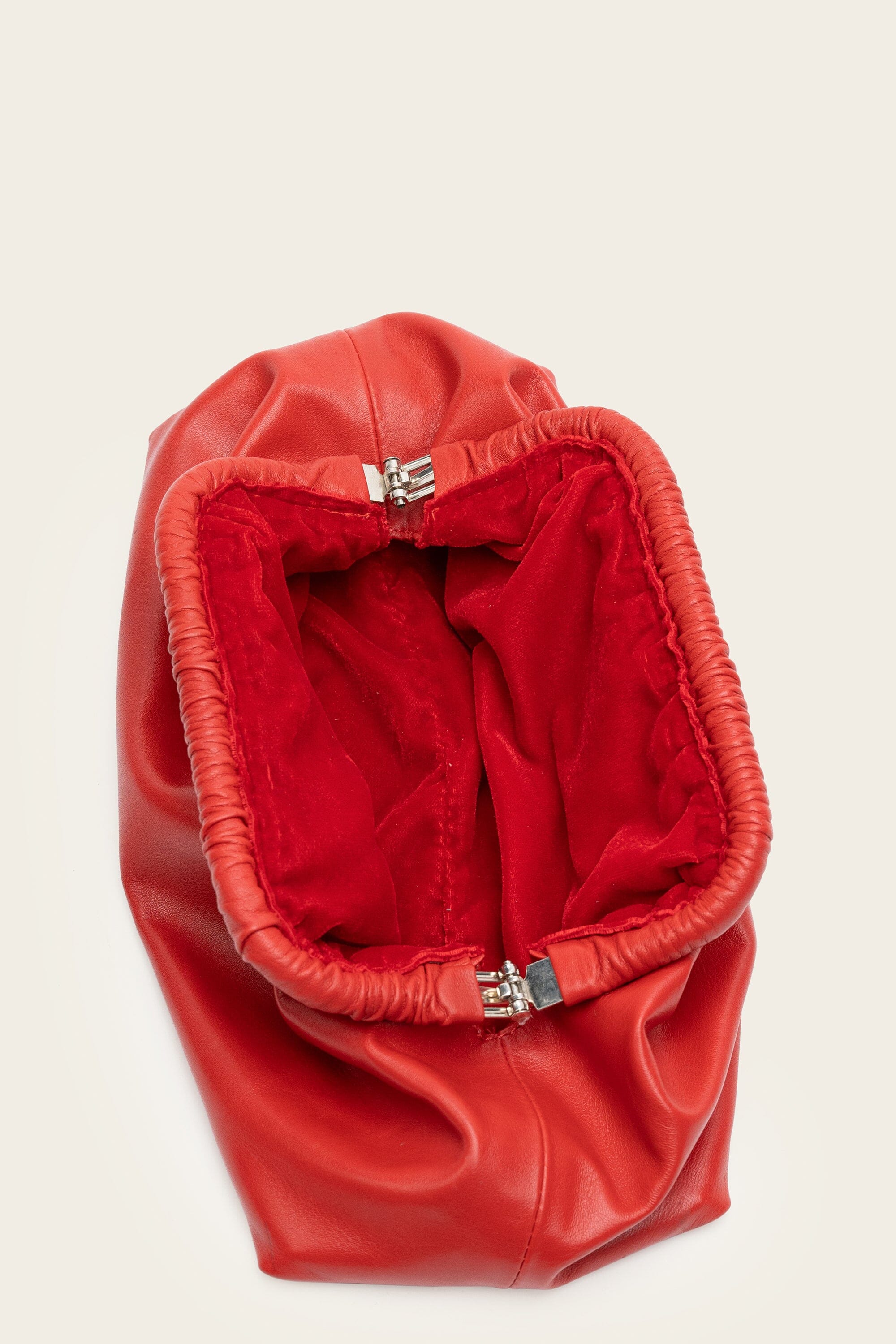Slouch Clutch in Red