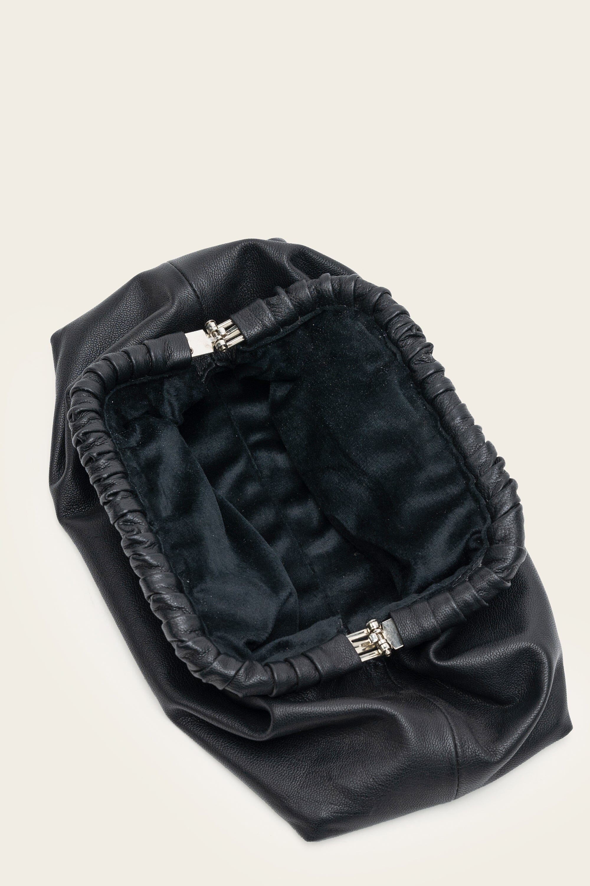 Slouch Clutch in Black