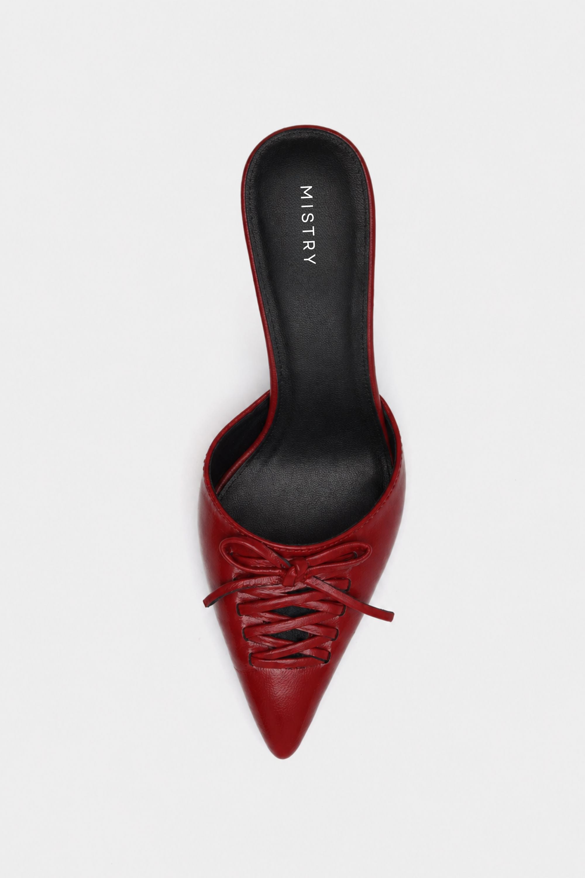 Tapered Heels in Crimson
