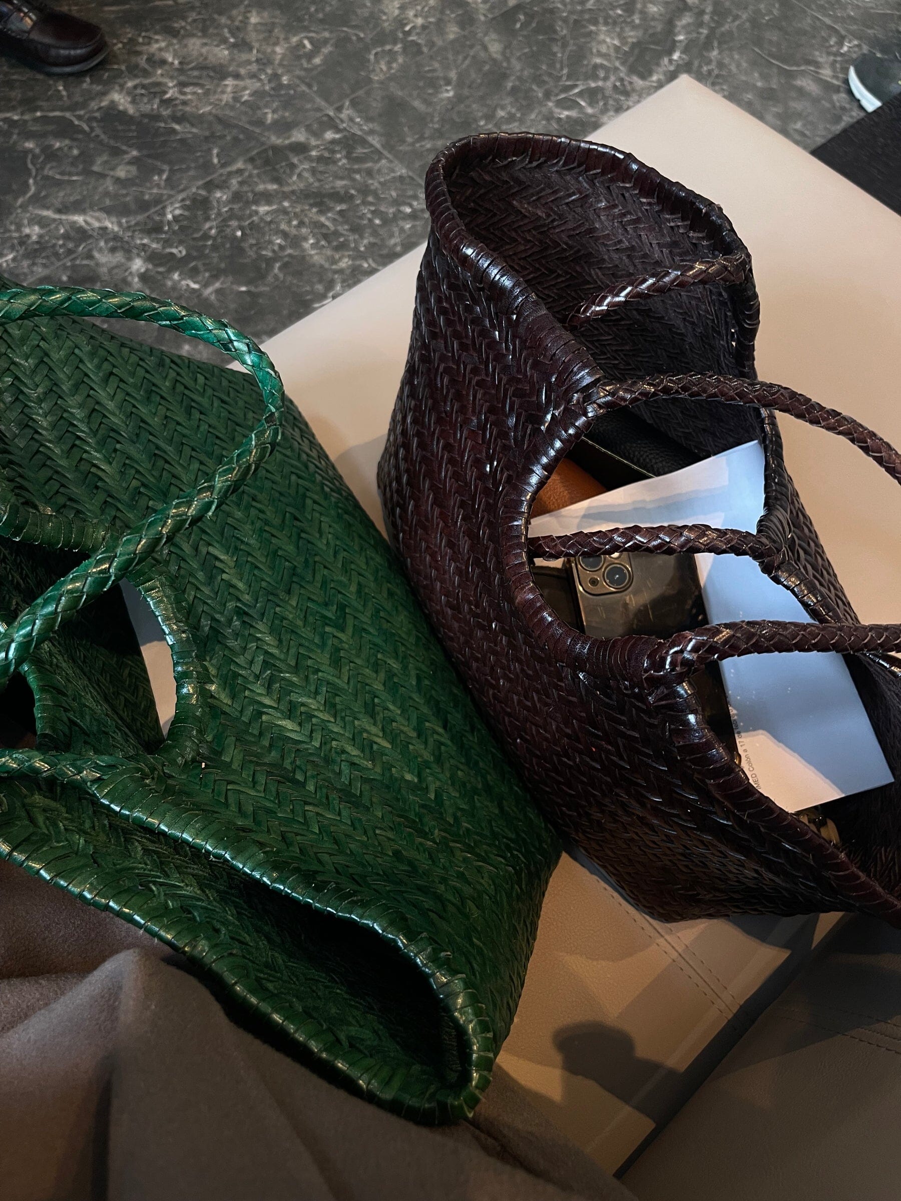 Foyer Tote in Jade Size-16