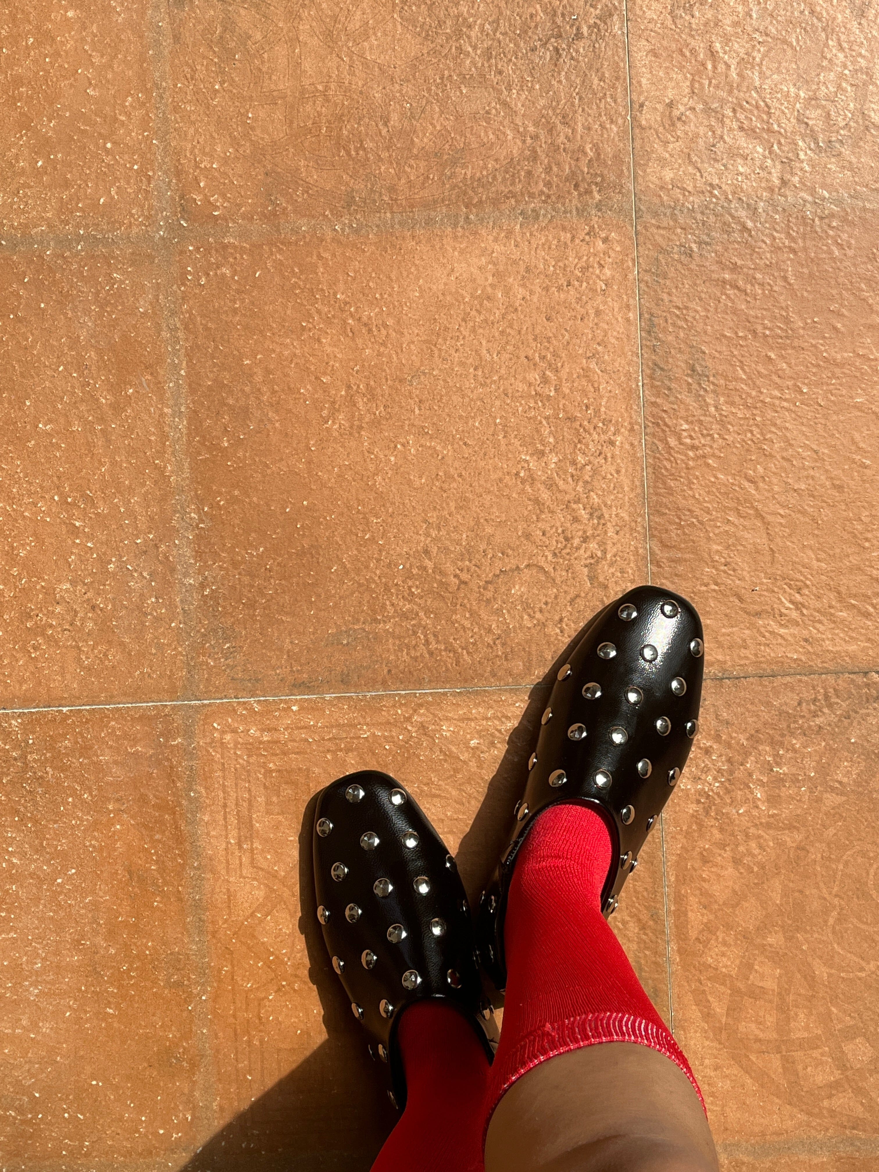 Icon Studded City Loafer in Black