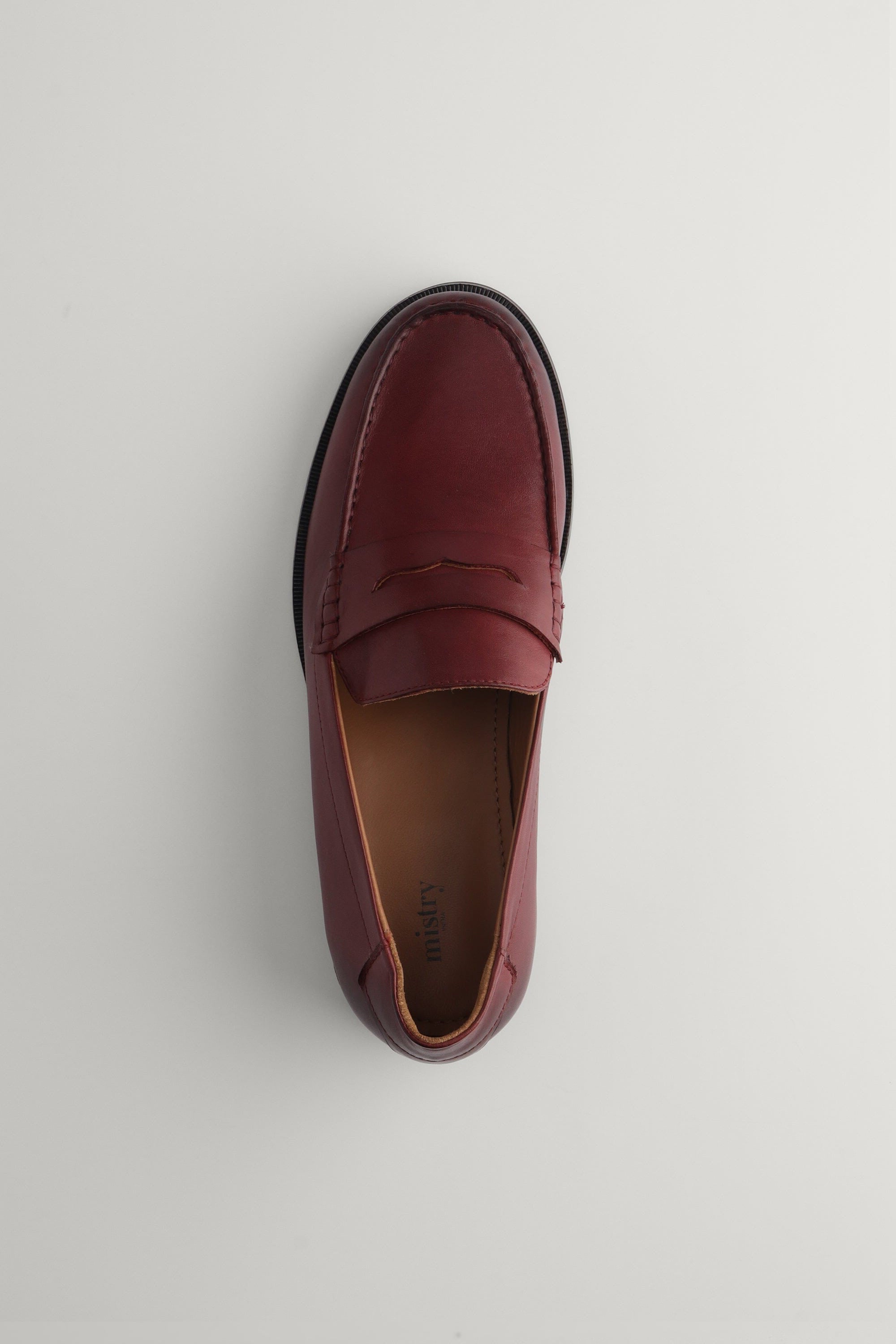 Classic Penny Cut Loafers in Boredaux