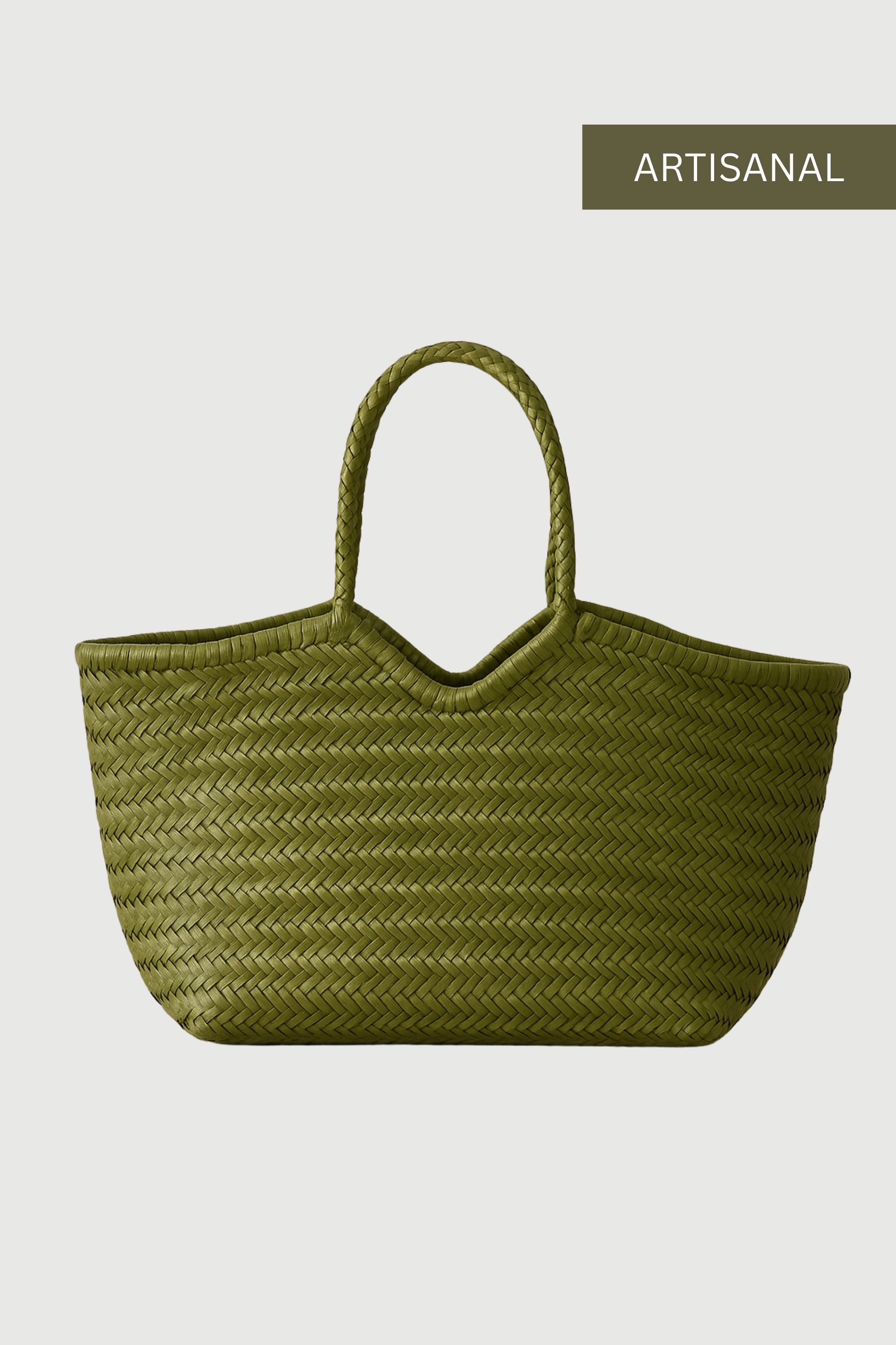 Foyer Tote in Bamboo Green Size-16