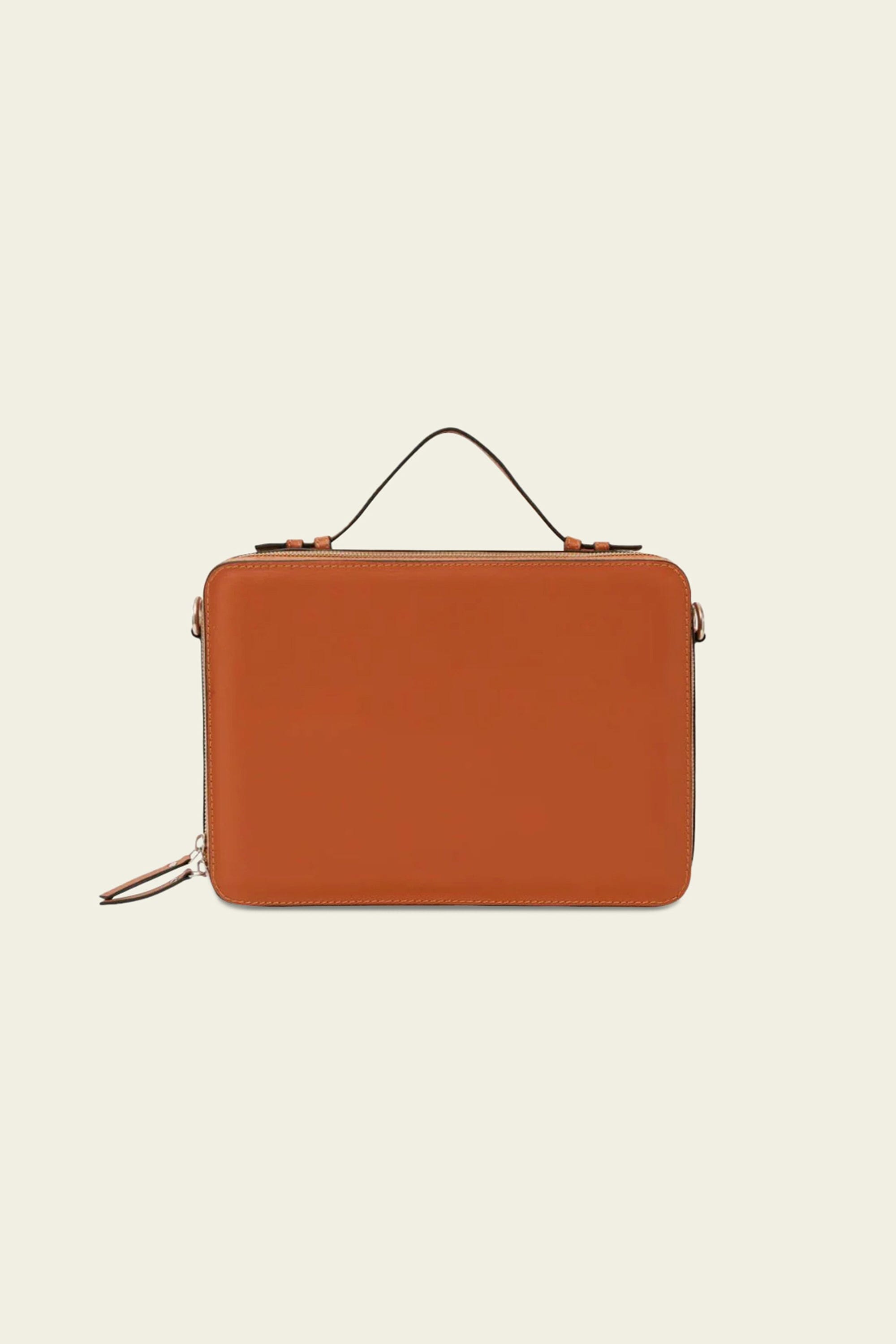 Men's briefcase in Tan