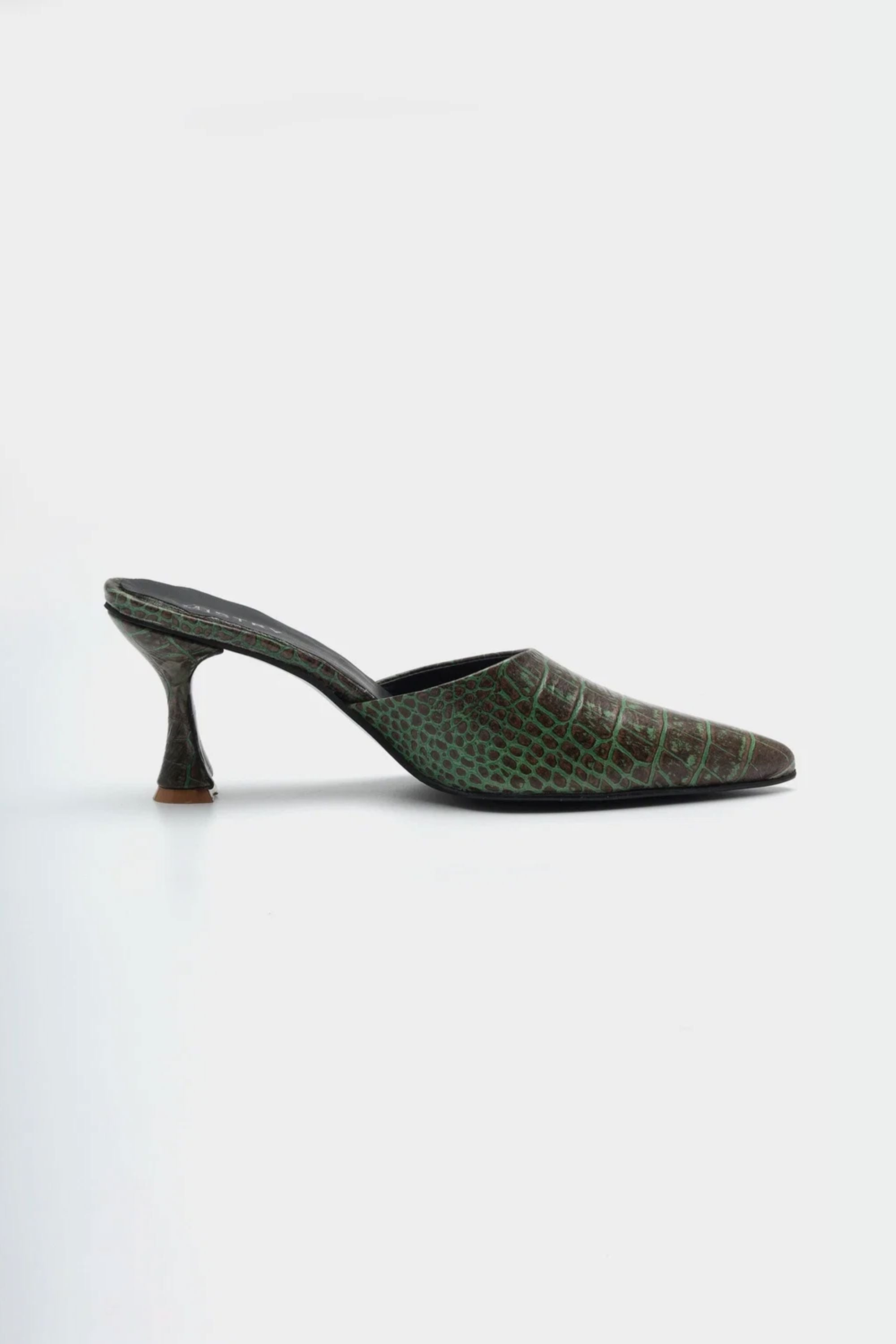 Patina Heels in Rare Green