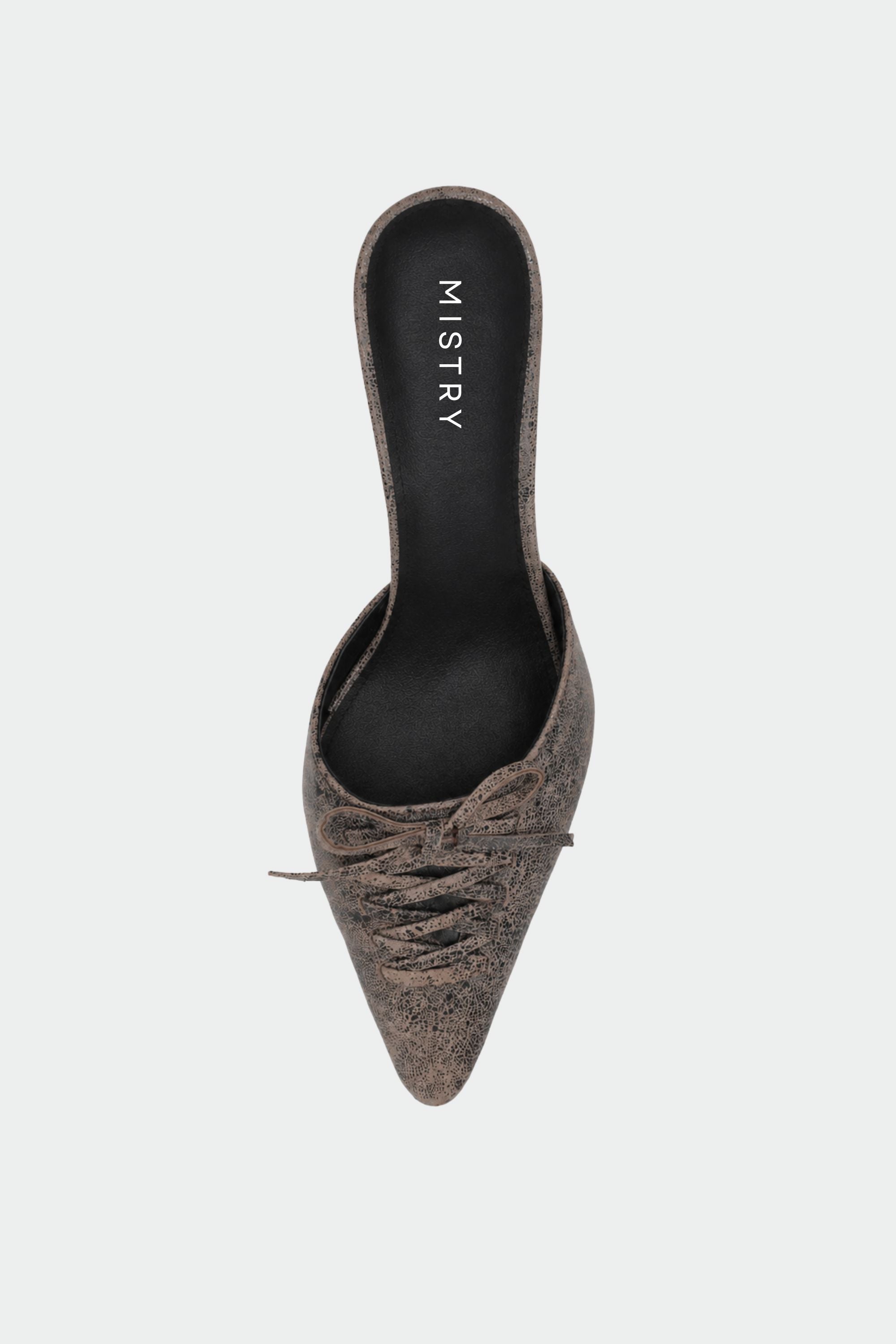 Tapered Heels In StoneWash
