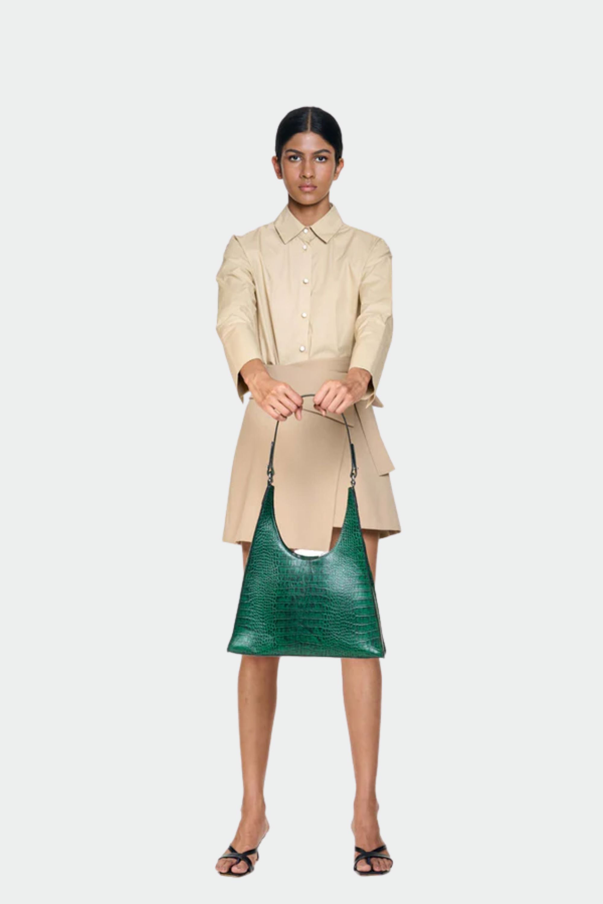 Aizah Bag in Forest Green