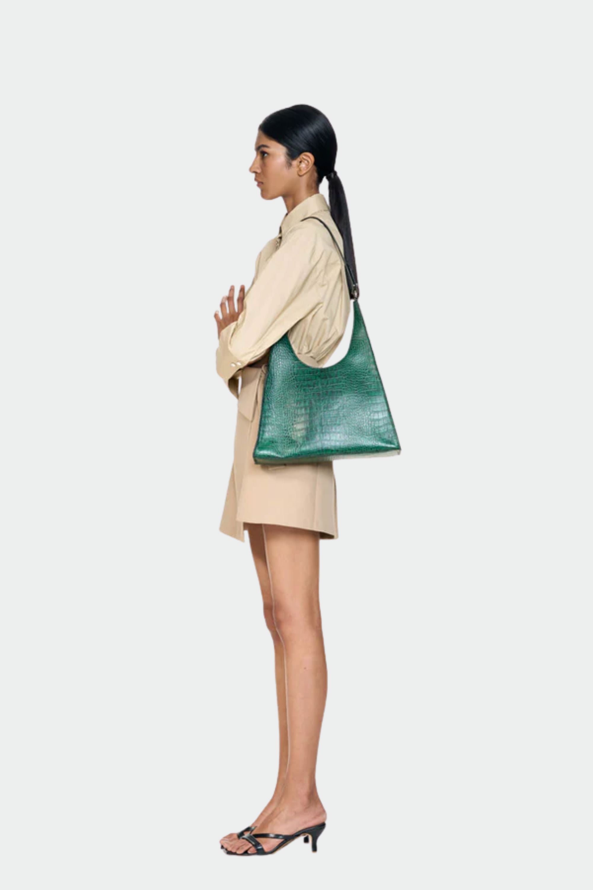 Aizah Bag in Forest Green