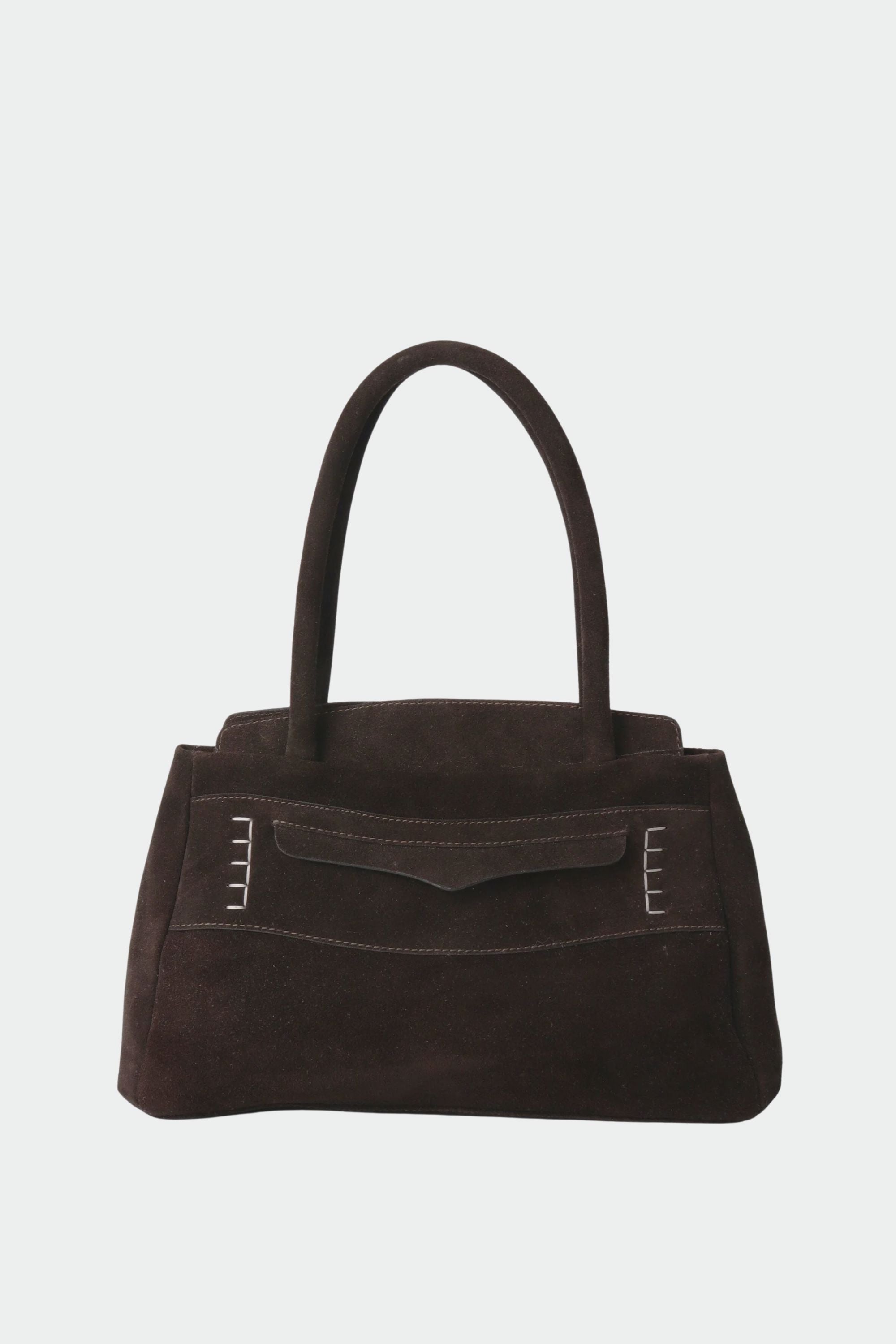 Penny Carryall in Brown Suede