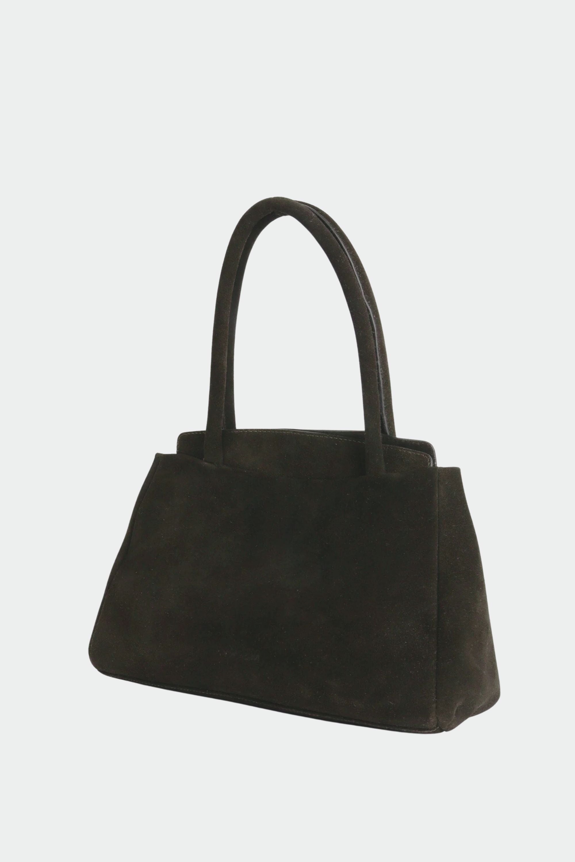 Penny Carryall in Olive Green Suede
