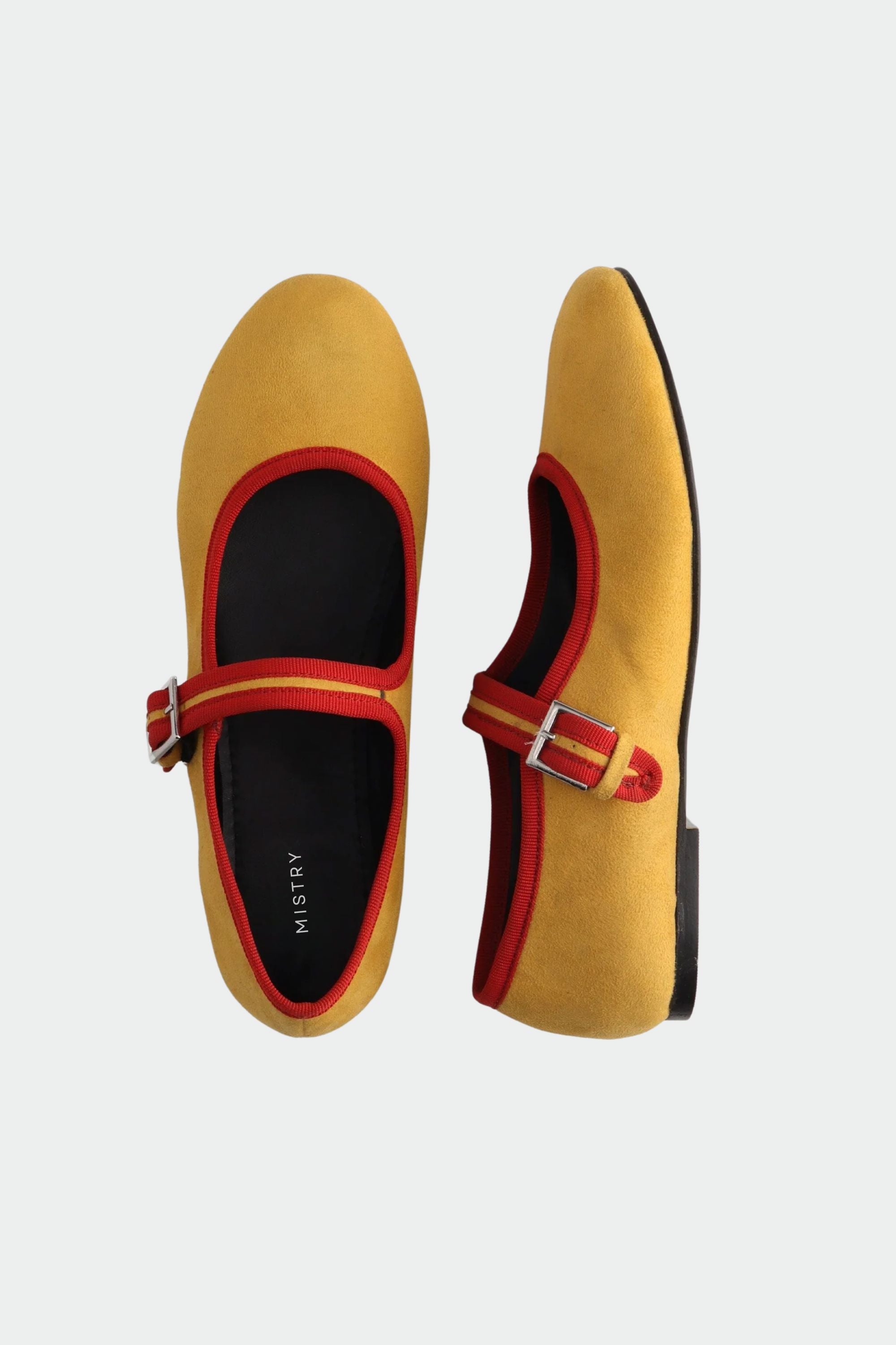 Suede Ballerinas in Sunrise