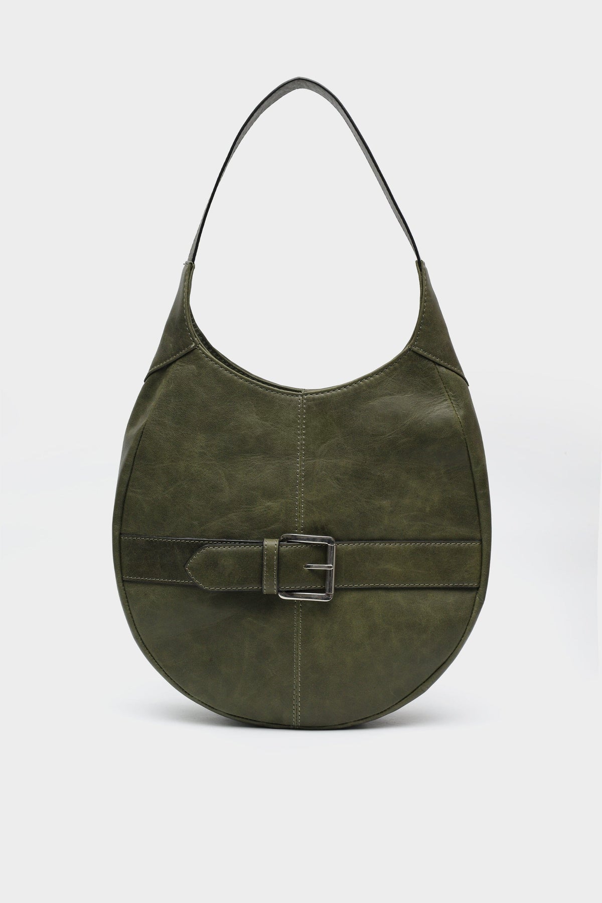 Mable Hobo Bag in Olive Green