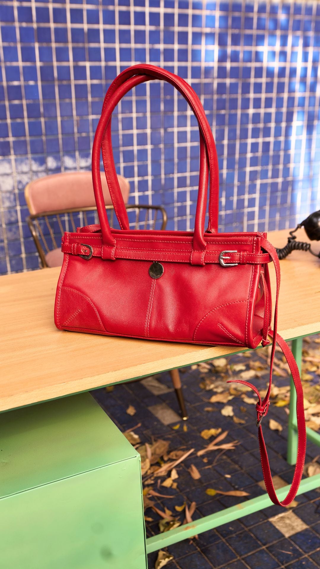 Benny Bag in Cherry