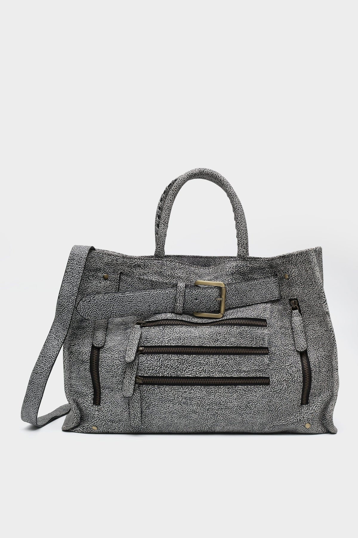 Cargo Tote in Pebbled Stonewash
