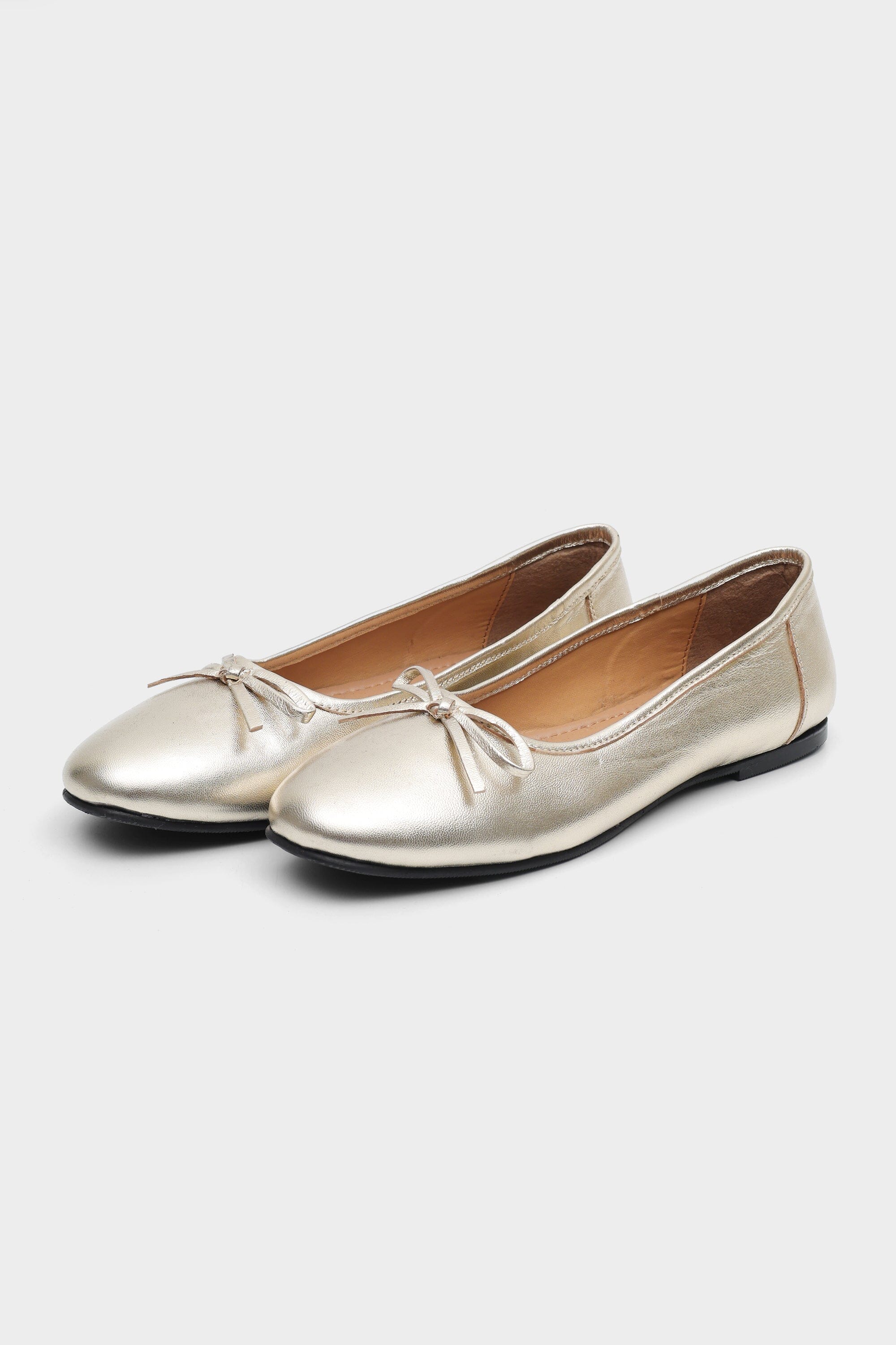 Margot Ballet Flats in Champagne