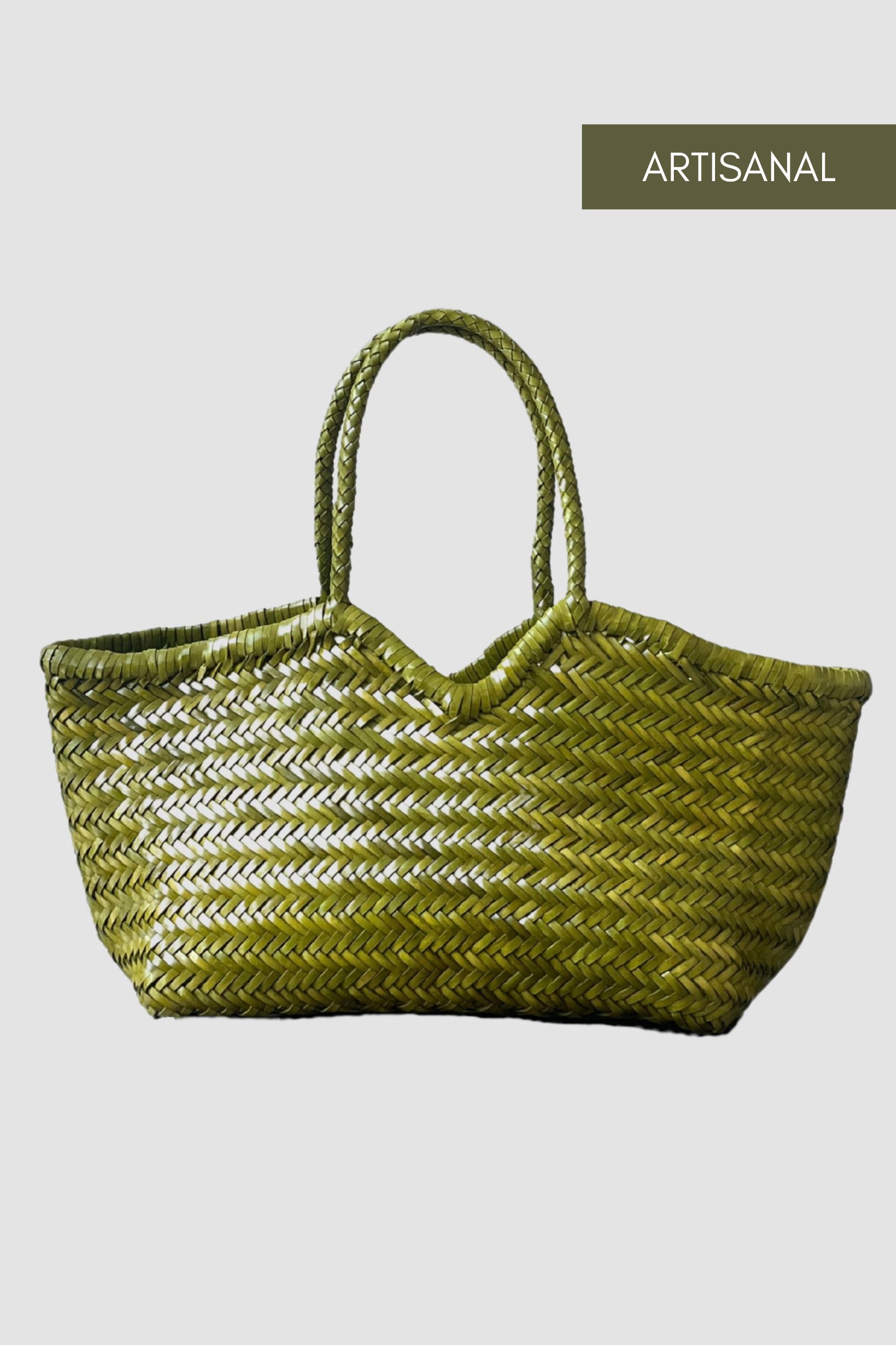 Foyer Tote in Bamboo Green Size-16