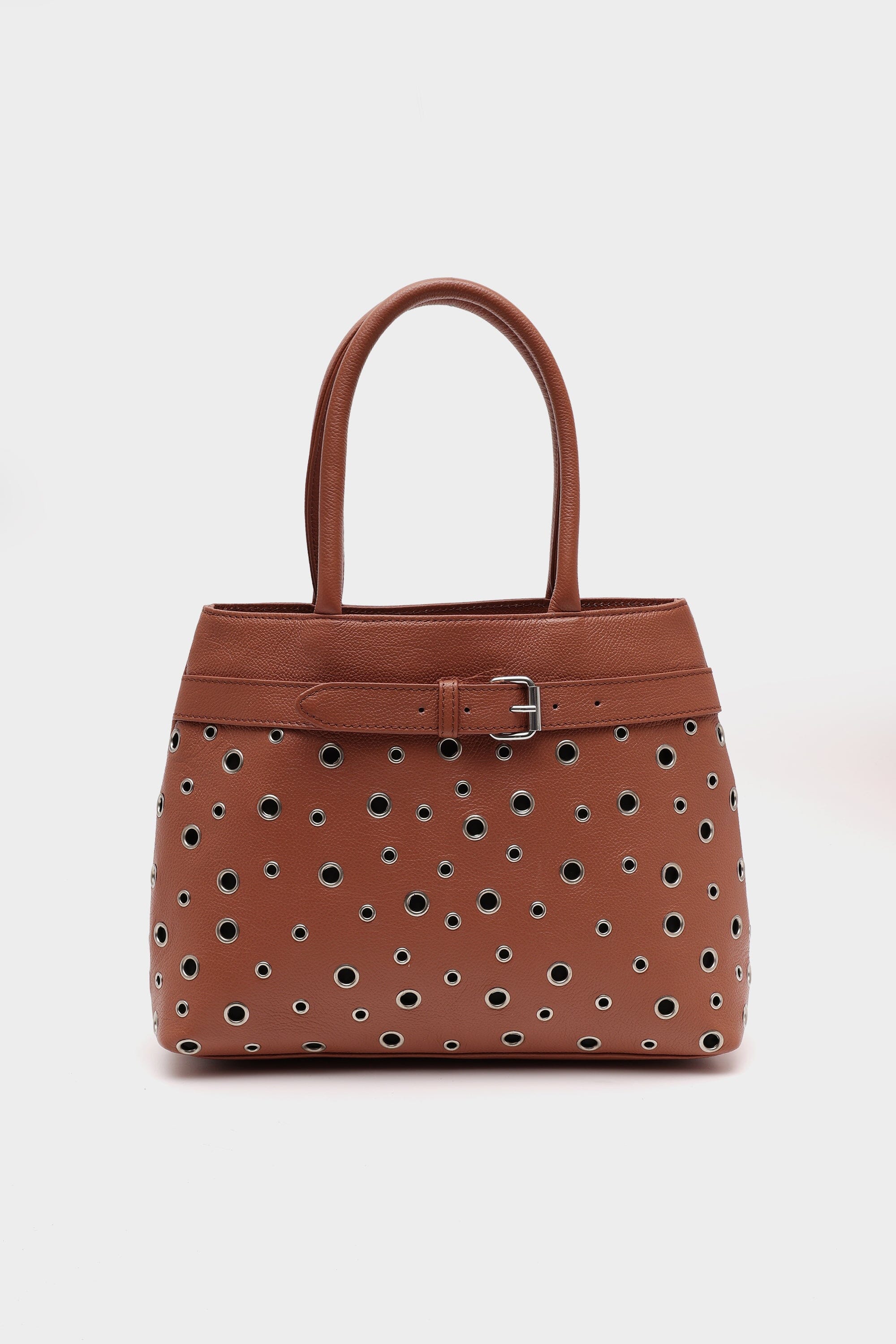 Becky in Pebbled Tan Leather