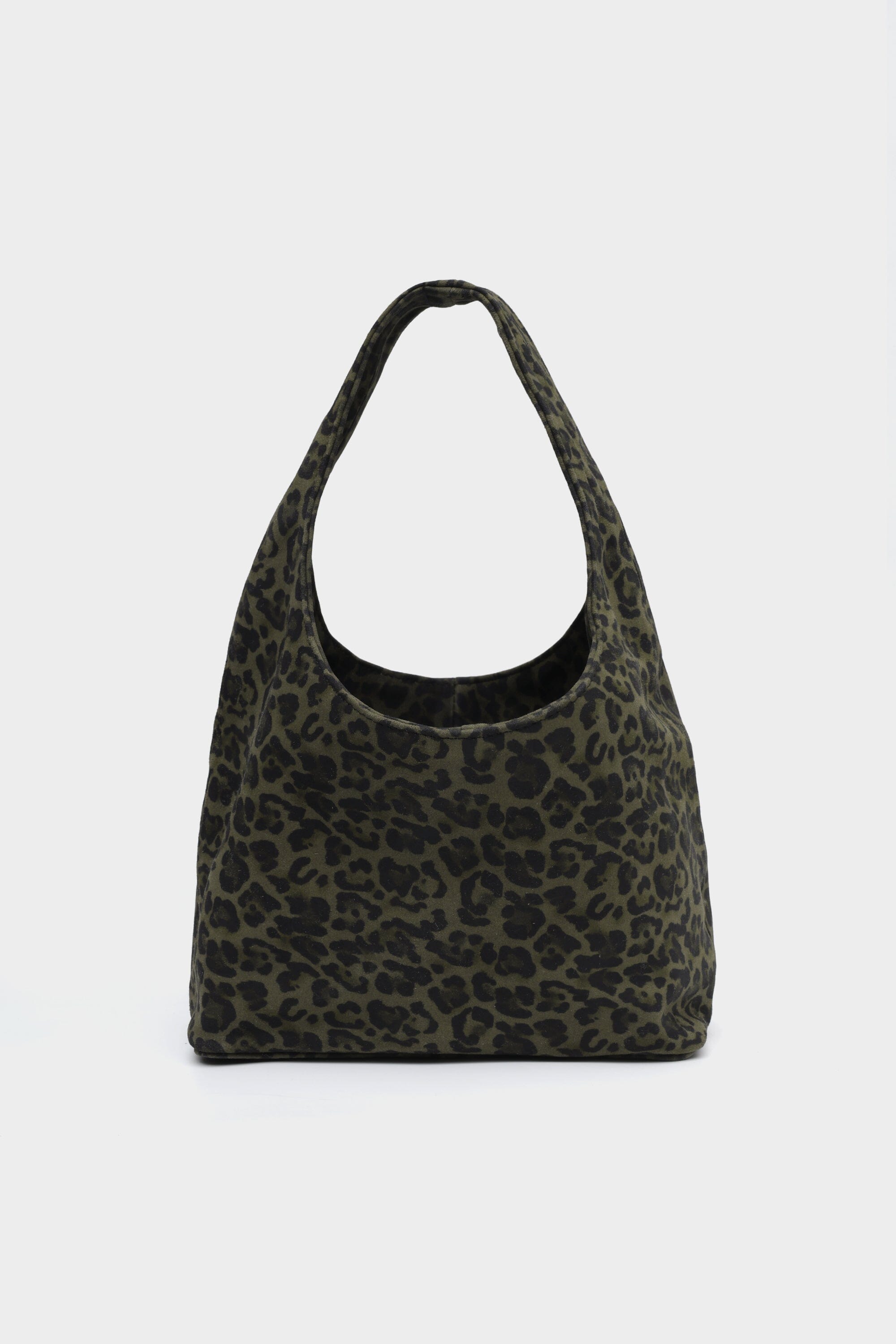 Classic Hobo Bag in Sage Leopard