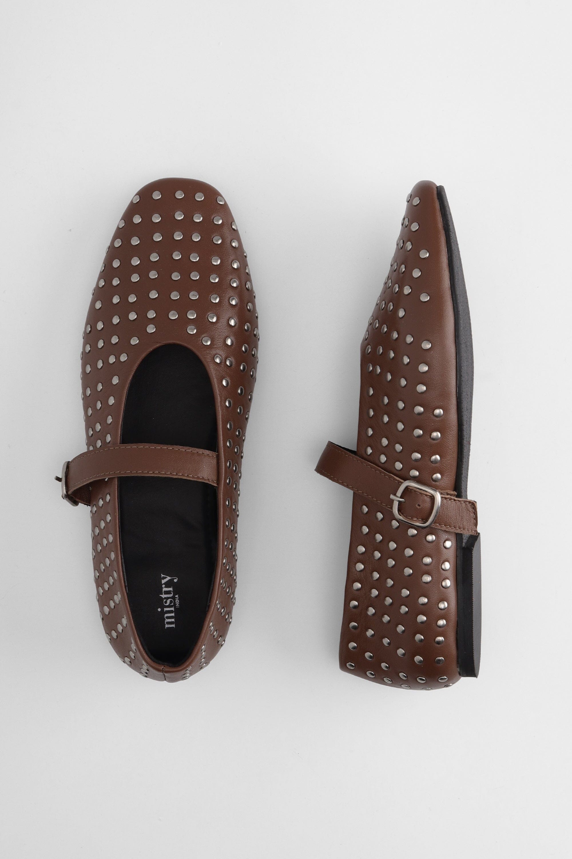 Terra Ballet Flats with Rivets