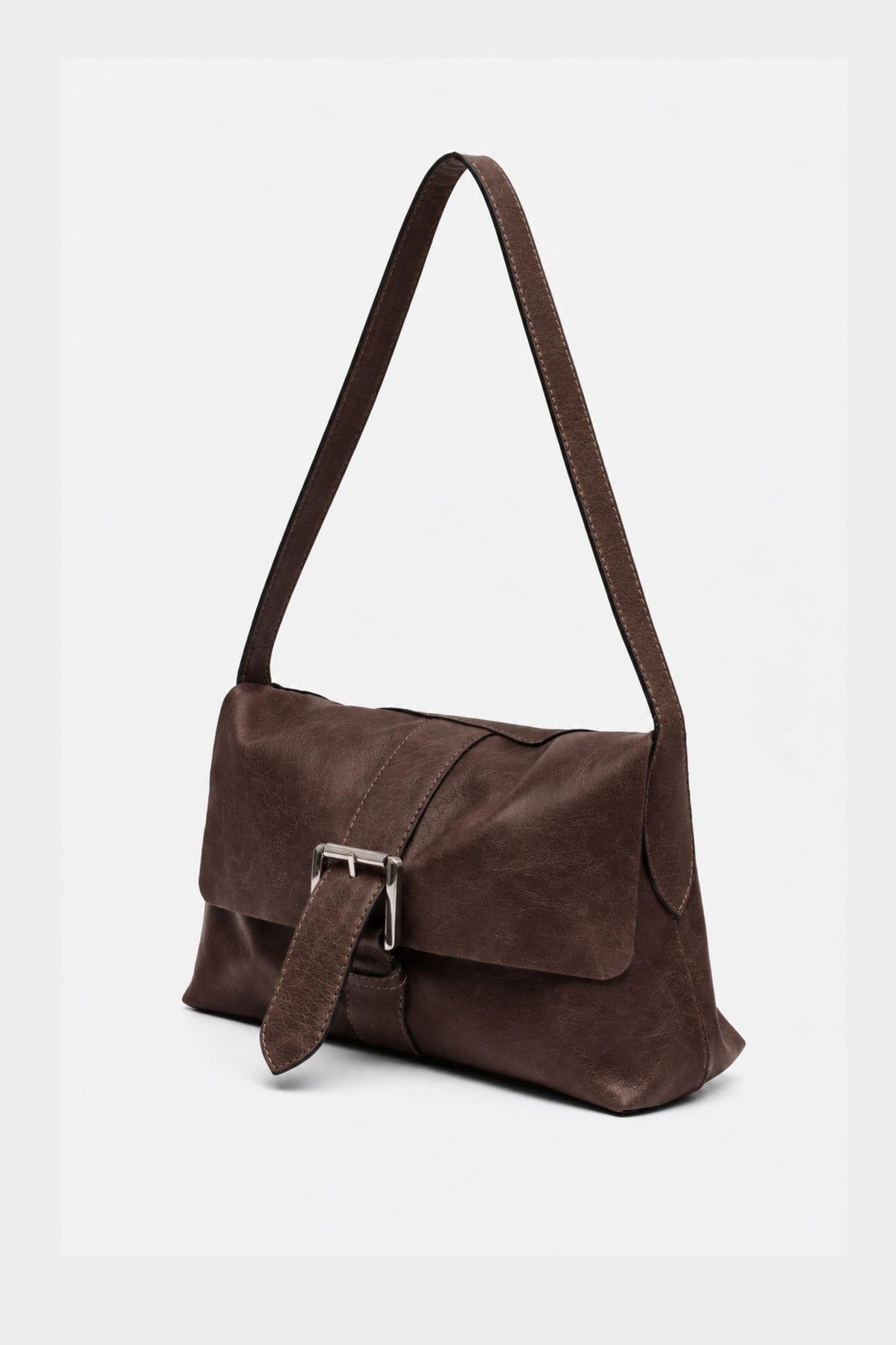 Marlow Flap Bag in Brown