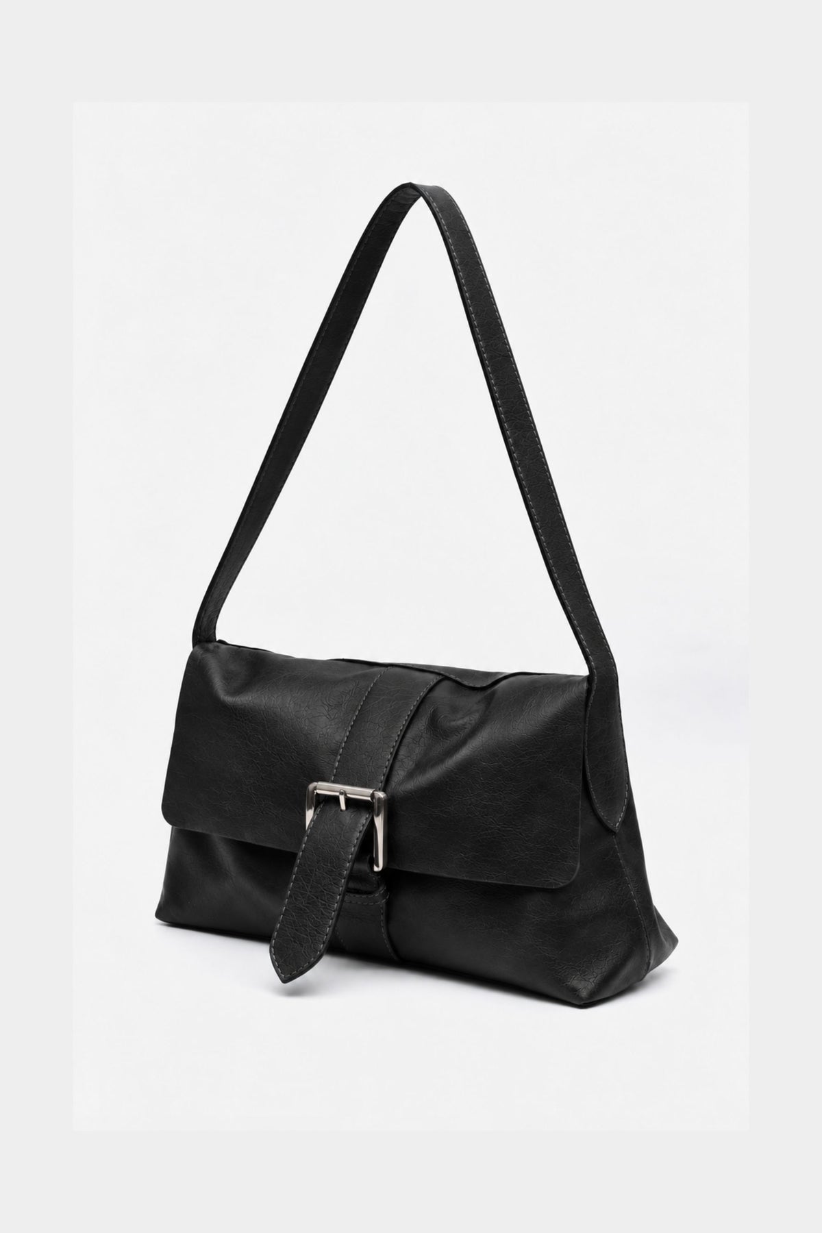 Marlow Flap Bag in Black